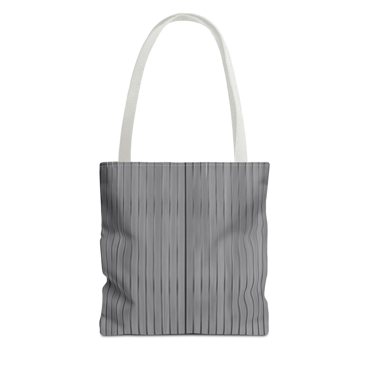 Stylish Gray Striped Tote Bag for Everyday Use