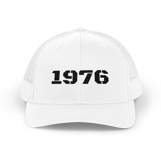 Vintage 1976 Snapback Trucker Cap, Retro Cap, Gift for Him, Casual Style Hat, Birthday Gift for 1976 Birth Year, Dad Hat