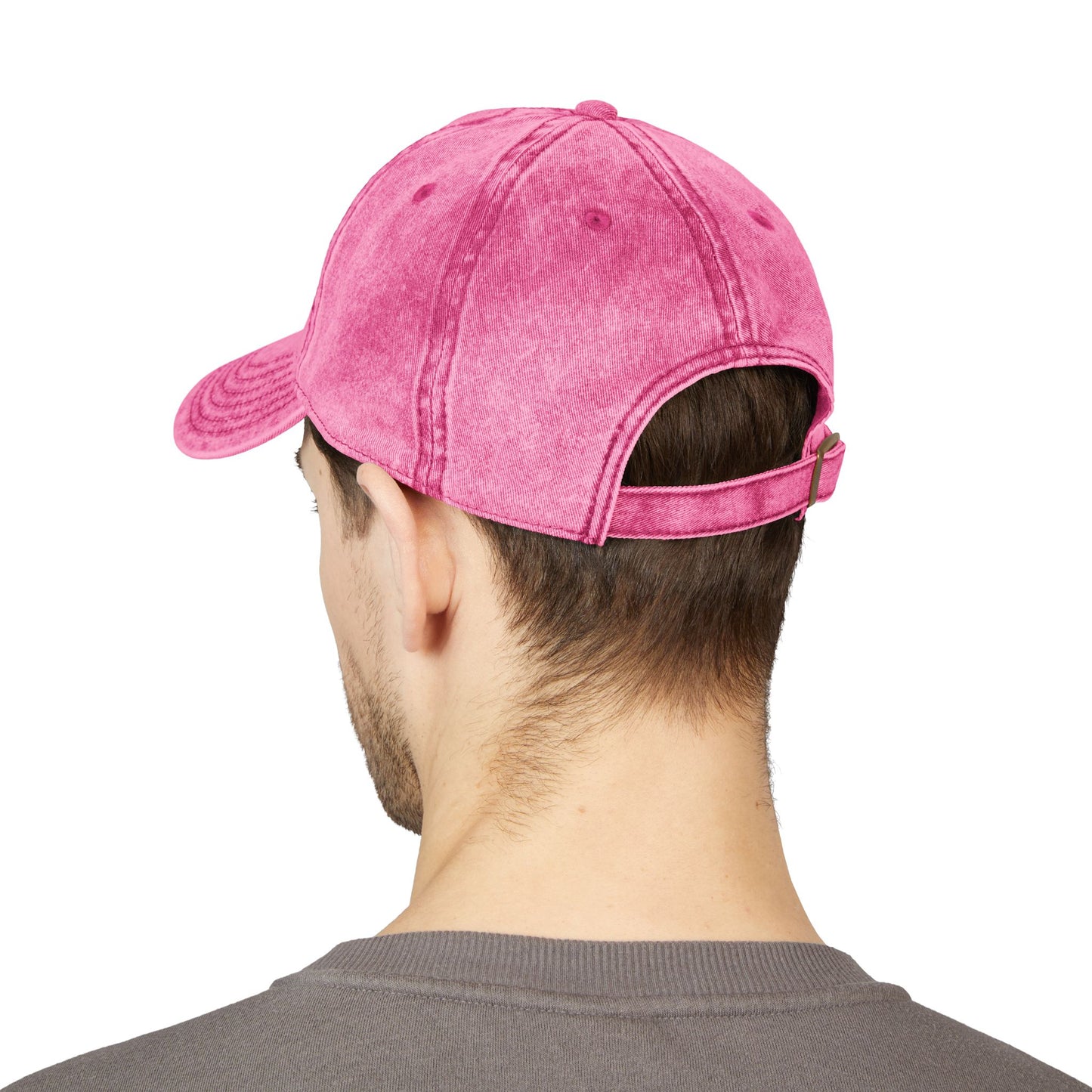 Embroidered Vintage Cap with USA Flag Design