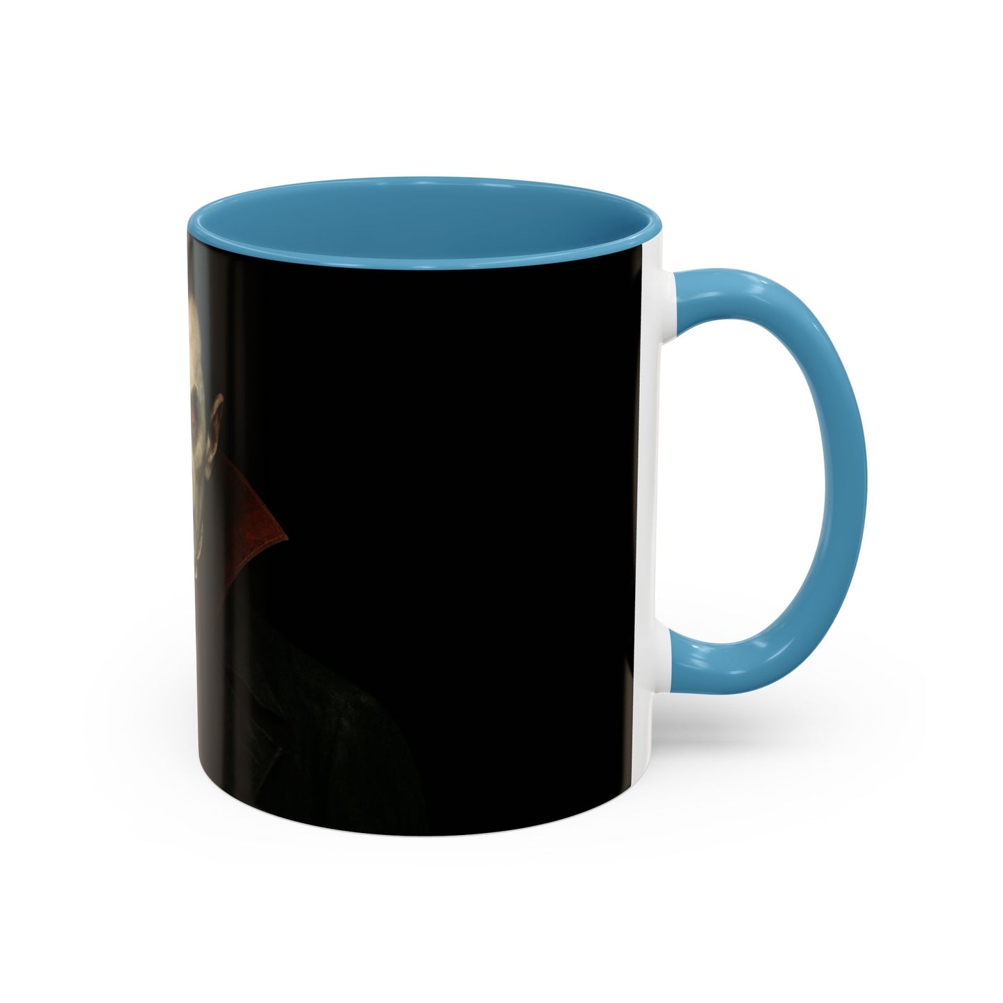 Gothic Dracula Vampire Accent Coffee Mug | Spooky Halloween Gift, Unique Home Decor, Collector's Mug, Coffee Lover's Gift