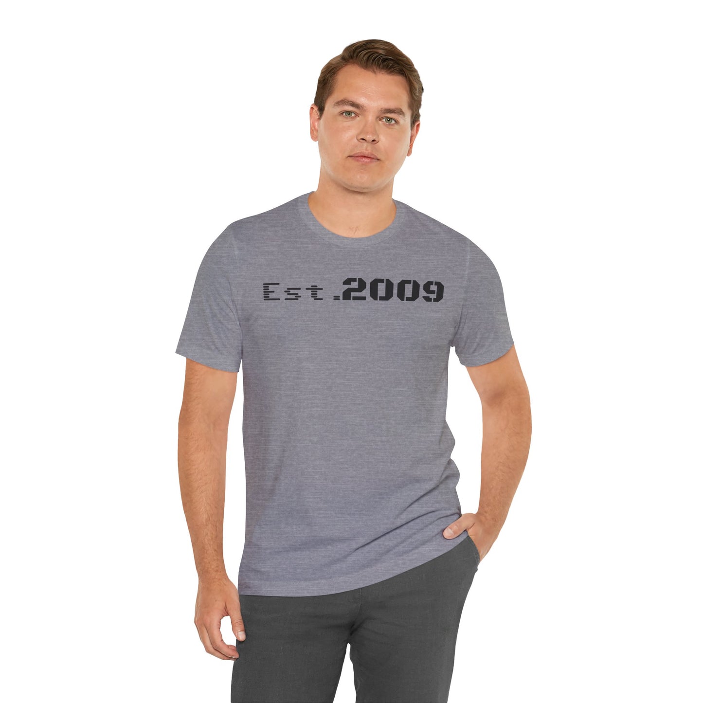 Established 2009 Unisex Tee - Casual Wear, Birthday Gift, Graduation Outfit, Anniversary Shirt, Personalized Fashion