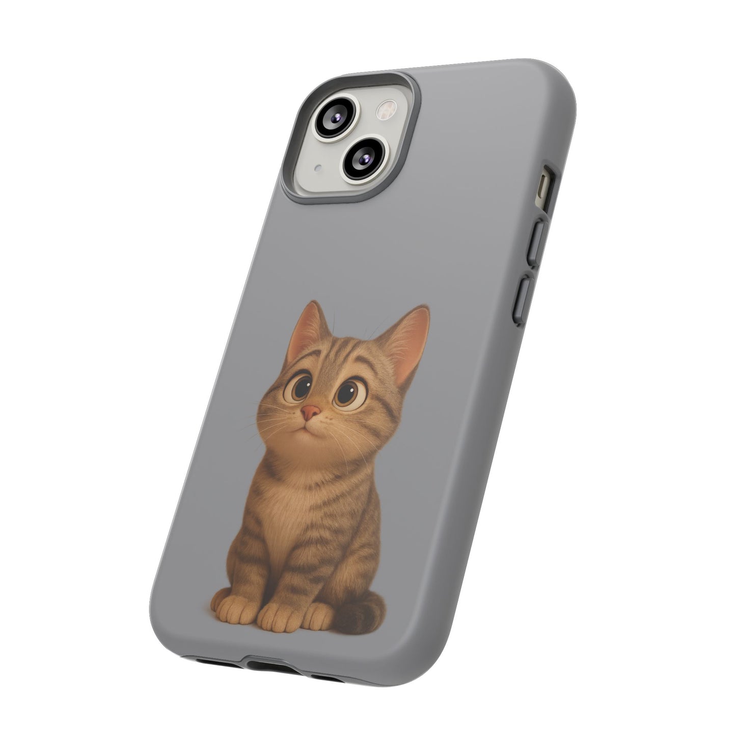 Cute Cat Phone Case, Kawaii Pet Accessory, Gift for Cat Lovers, Animal Phone Cover for Kids, Unique Kitty Design, Birthdays, Holidays