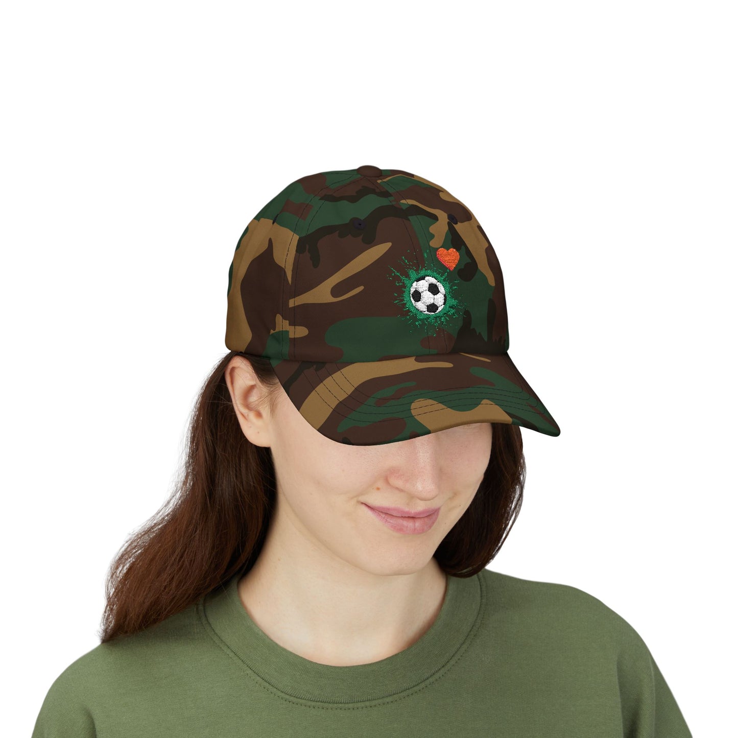 Soccer Love Dad Cap | Perfect Gift for Sports Lovers, Father's Day, Outdoor Events, Casual Wear, Adjustable Cap