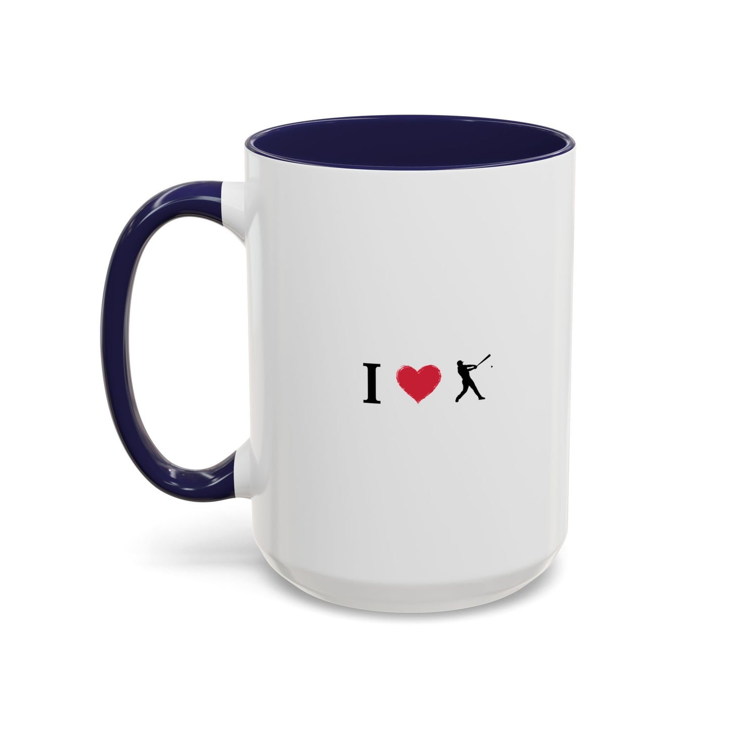 Baseball Love Accent Coffee Mug – Perfect Gift for Sports Fans, Home or Office Use, Great for Birthdays, Anniversaries, and Holidays