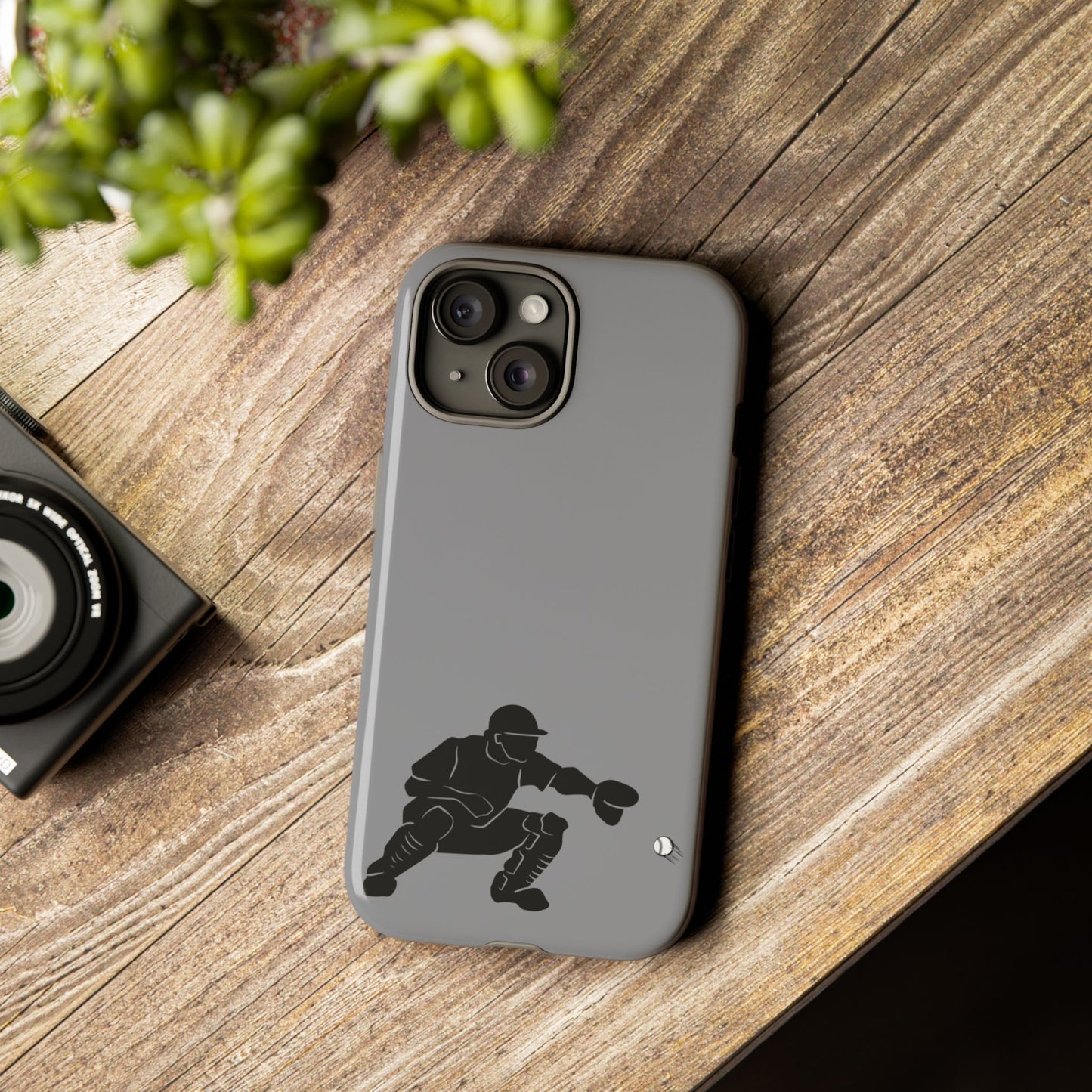 Baseball Catcher Phone Case - Tough Cases, Sports Phone Cover, Great for Athletes, Perfect Gift for Baseball Lovers, Unique Cell Phone Design