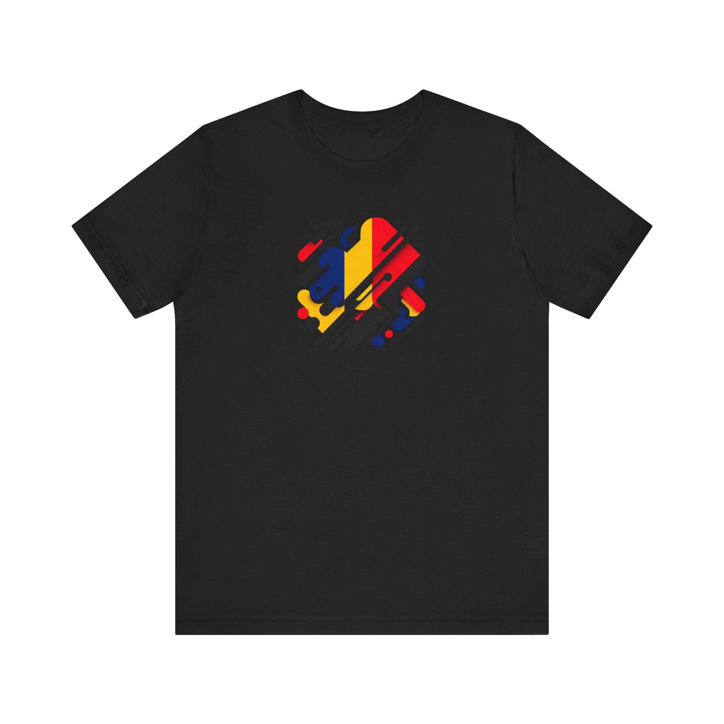 Artistic Heart Unisex Jersey Tee - Vibrant Graphic Tee, Casual Wear, Gift for Art Lovers, Birthday Surprise, Everyday Comfort
