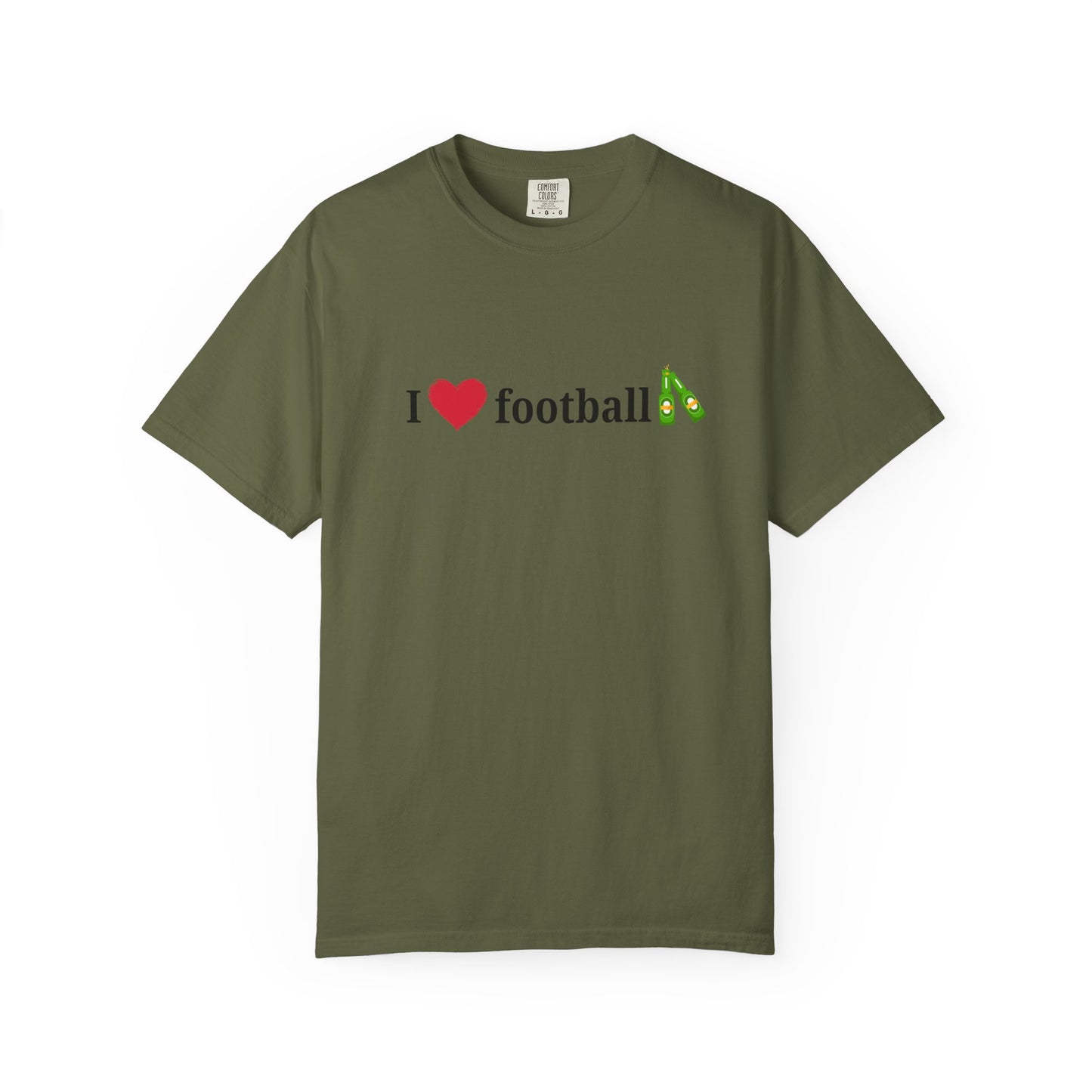 Unisex Football Love Tee - Casual Cotton T-Shirt, Gift for Sports Fans, Comfortable Daily Wear, Perfect for Game Days, Fun Summer Outfits