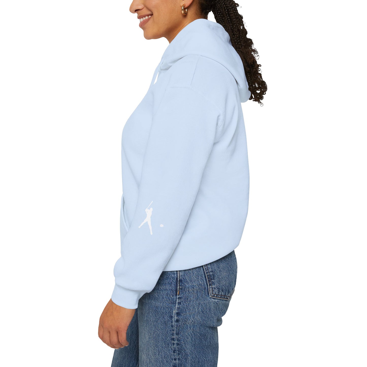 Sporty Unisex Baseball Hooded Sweatshirt, Casual Hoodie for Athletes, Perfect for Gifts, Comfy Streetwear, Ideal for Sports Events, Personal Use