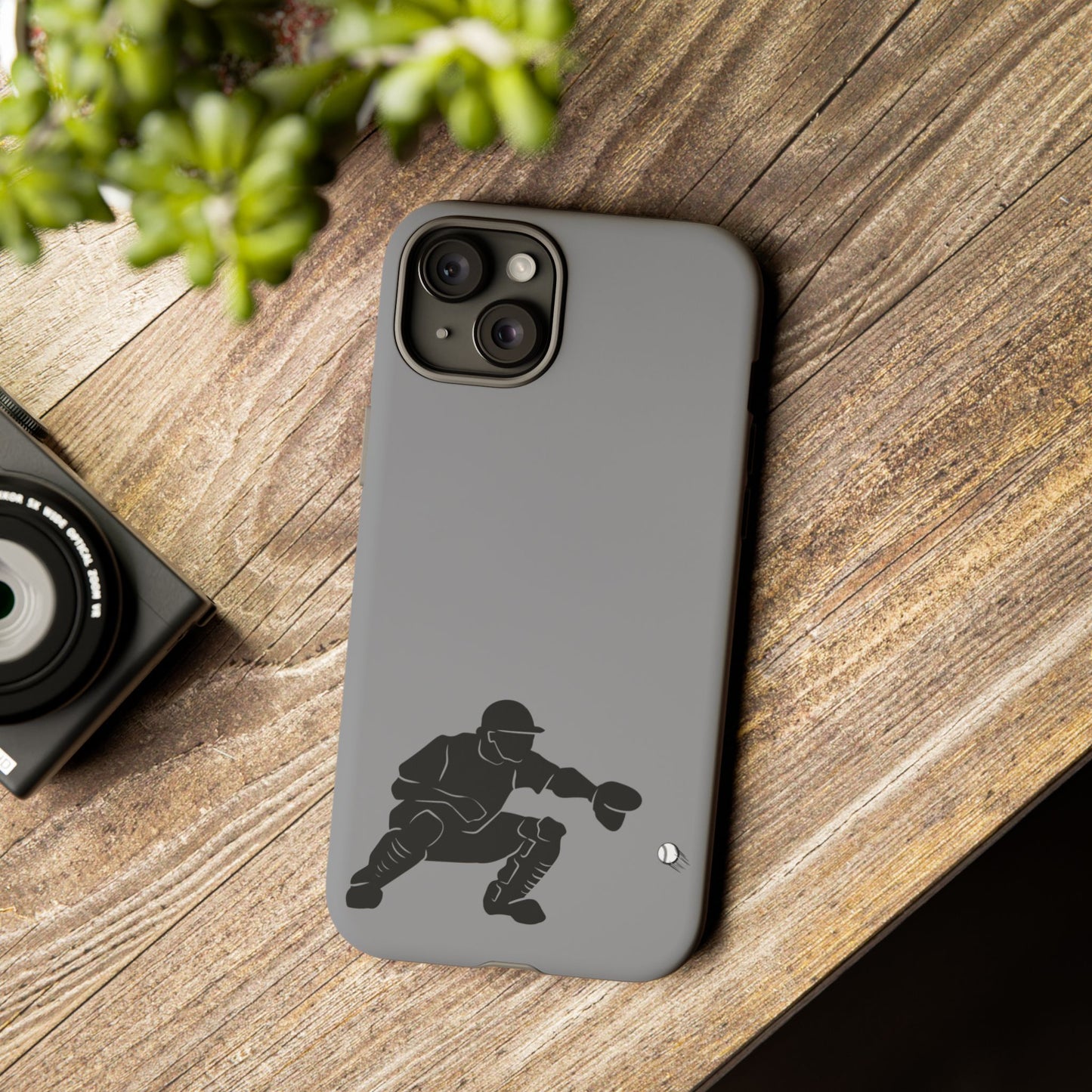 Baseball Catcher Phone Case - Tough Cases, Sports Phone Cover, Great for Athletes, Perfect Gift for Baseball Lovers, Unique Cell Phone Design