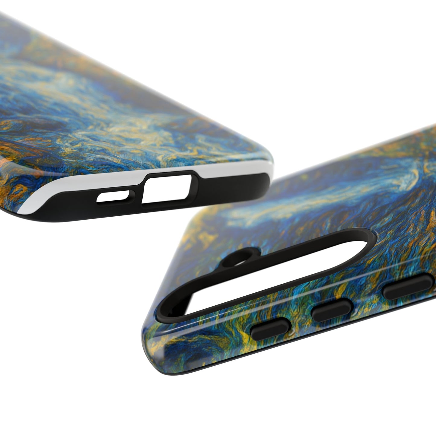 Artistic Phone Case - Waterfall Design, Unique Gift, Phone Accessory, Nature Lover, Original Artwork