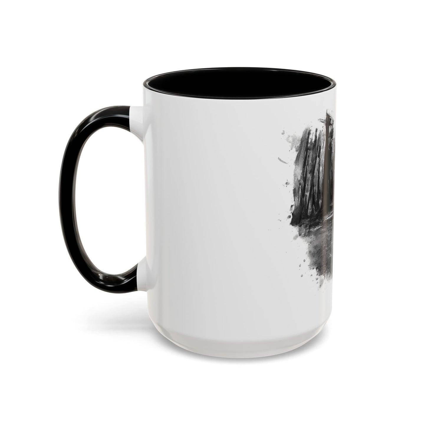 Moody Abstract Forest Coffee Mug | Unique Gift for Nature Lovers, Cozy Home Decor, Perfect for Coffee, Tea, and Hot Chocolate