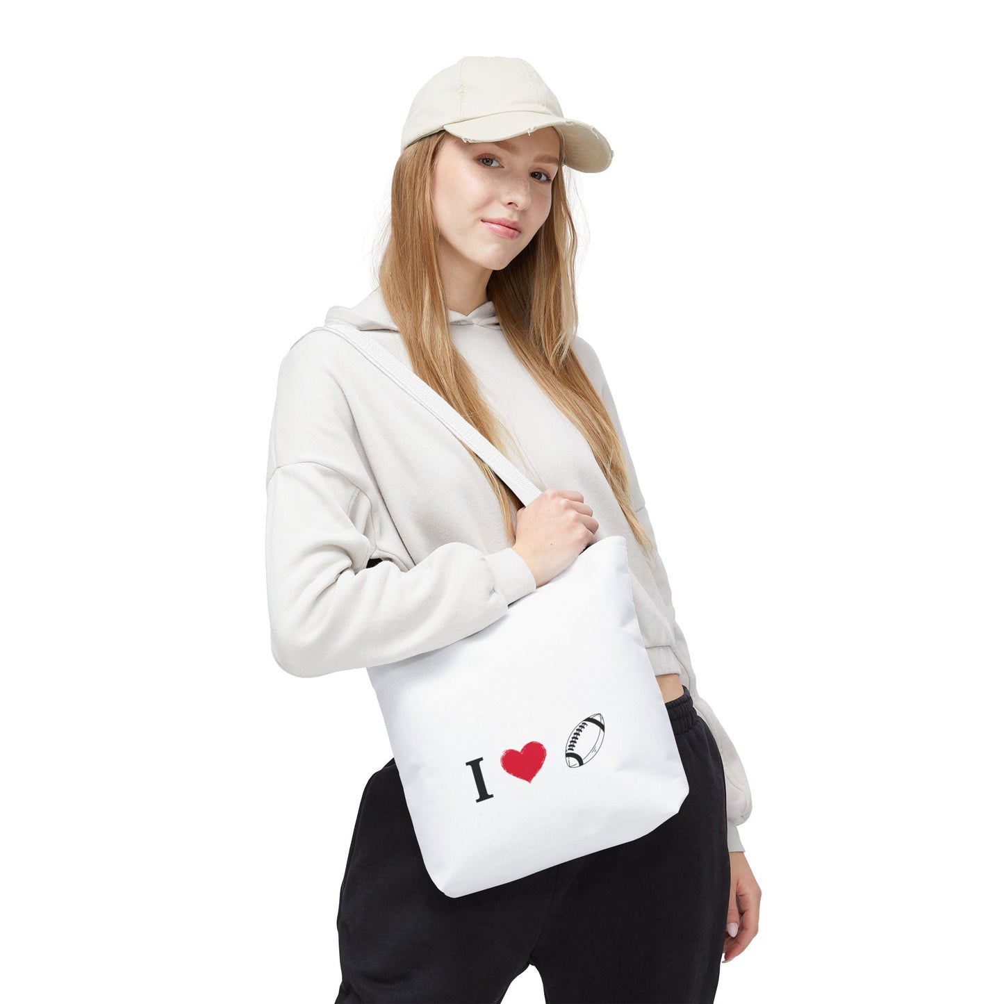 Football Lover's Tote Bag - Perfect for Game Day, Sports Events, Gifts for Fans, Eco-Friendly Carryall, Personal Use, Travel Bag