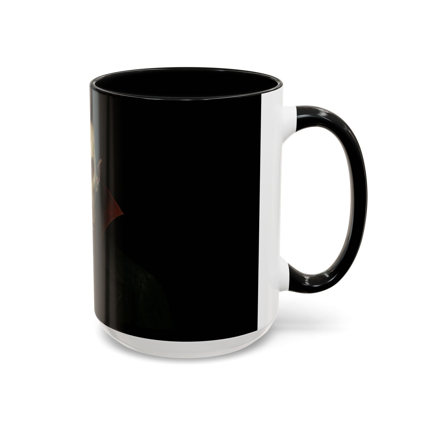 Gothic Dracula Vampire Accent Coffee Mug | Spooky Halloween Gift, Unique Home Decor, Collector's Mug, Coffee Lover's Gift