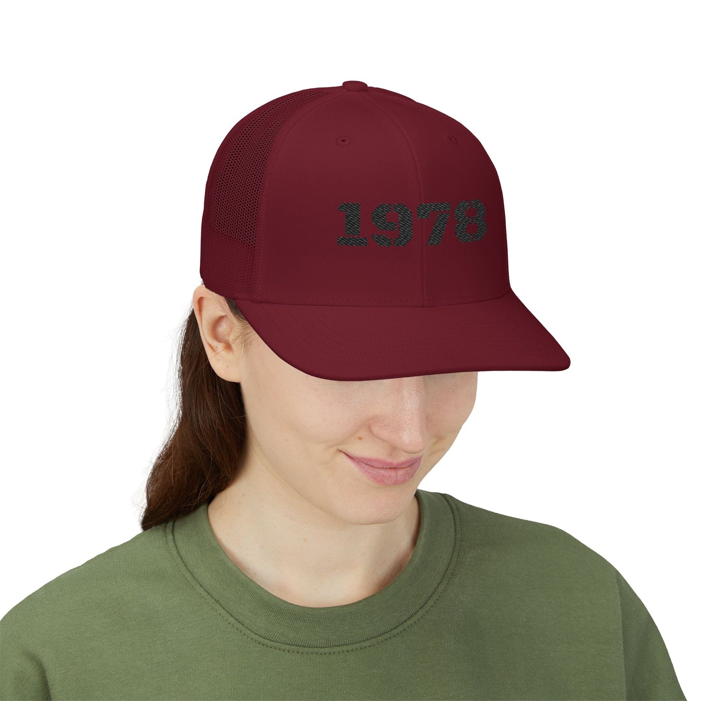 Custom Embroidered Snapback Trucker Cap | Birthday Gift, Fashion Accessory, Casual Wear, Unisex Gift, Vintage Style Hat