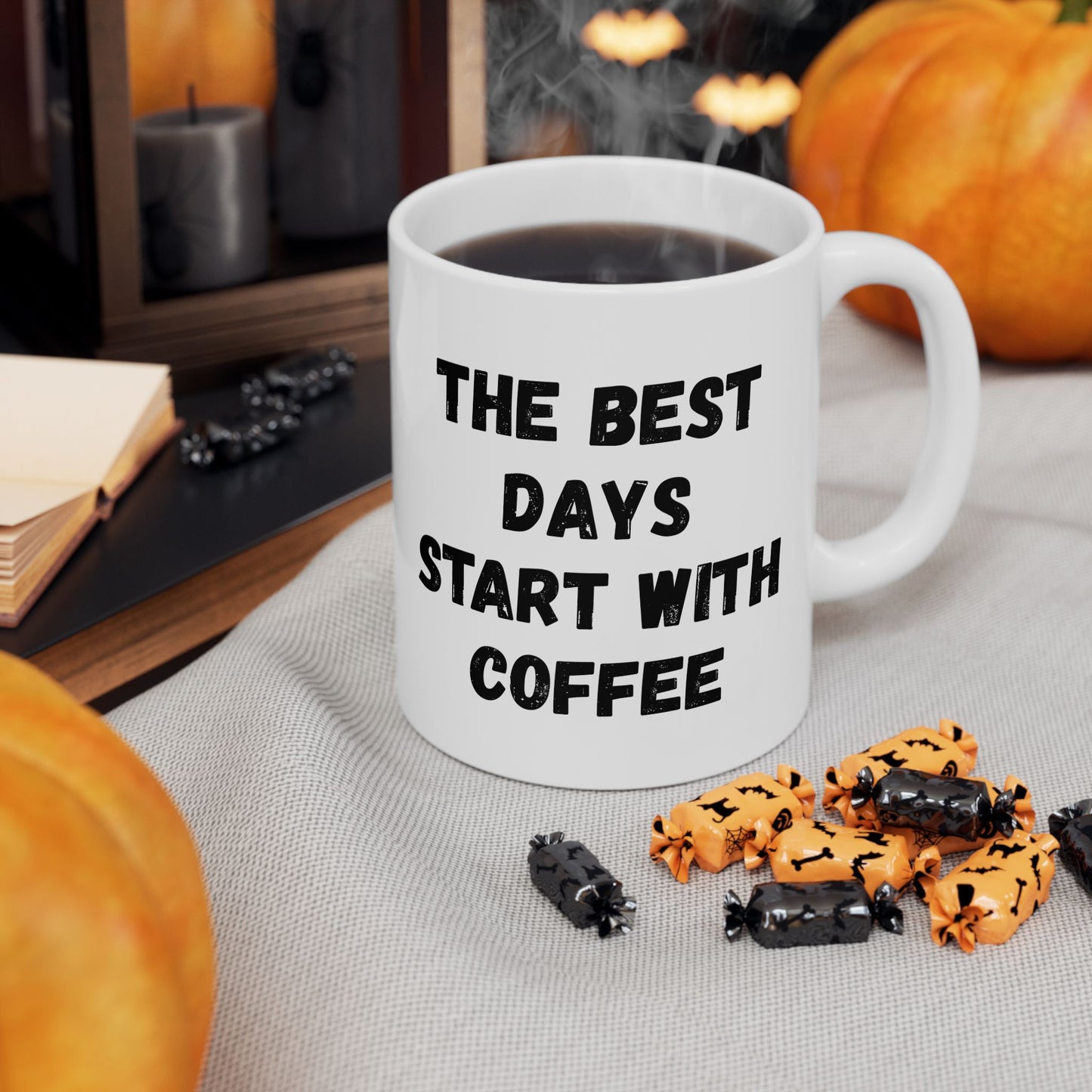 Inspirational Coffee Mug - Start Your Day Right (11oz, 15oz)