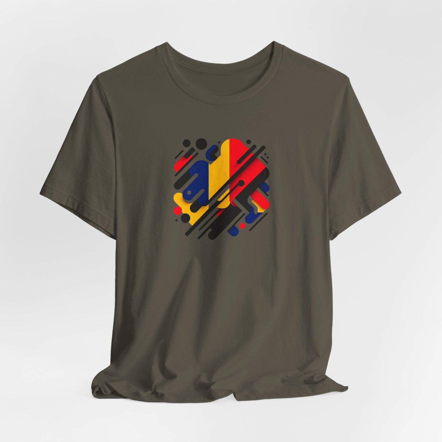 Artistic Heart Unisex Jersey Tee - Vibrant Graphic Tee, Casual Wear, Gift for Art Lovers, Birthday Surprise, Everyday Comfort