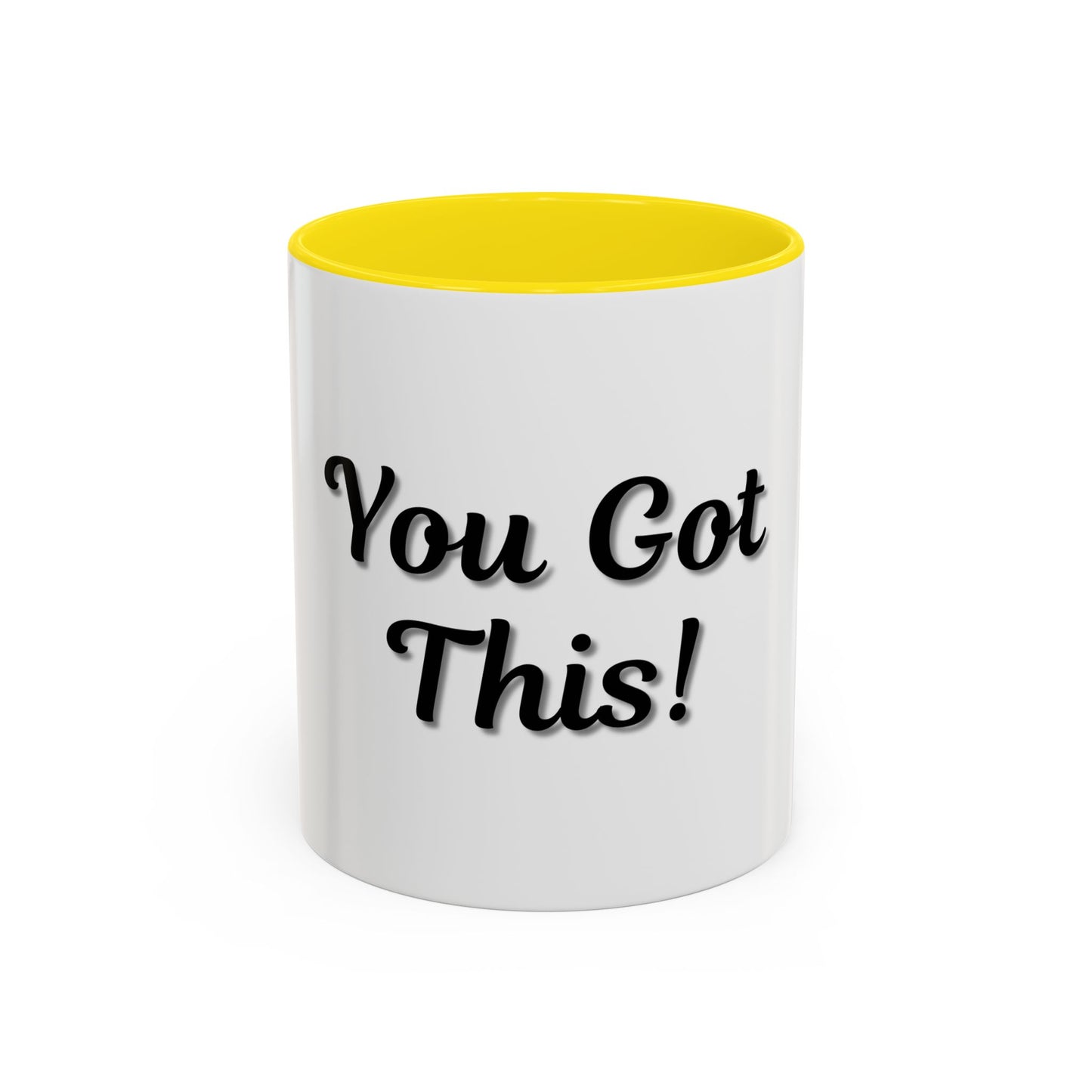 Inspirational Accent Coffee Mug - "You Got This!" - Perfect for Motivation & Gifts