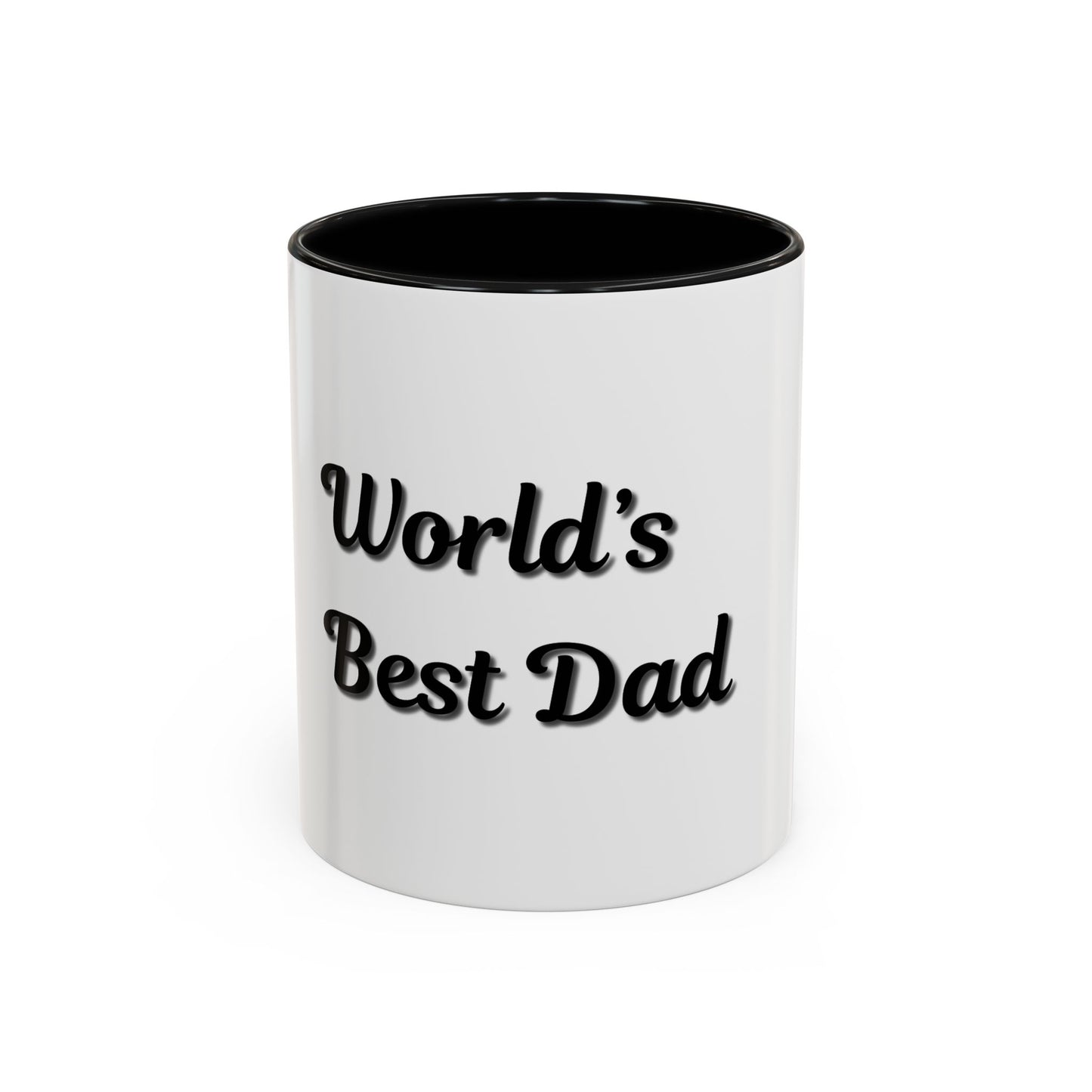 World's Best Dad Accent Coffee Mug - Perfect Gift for Father's Day - product image