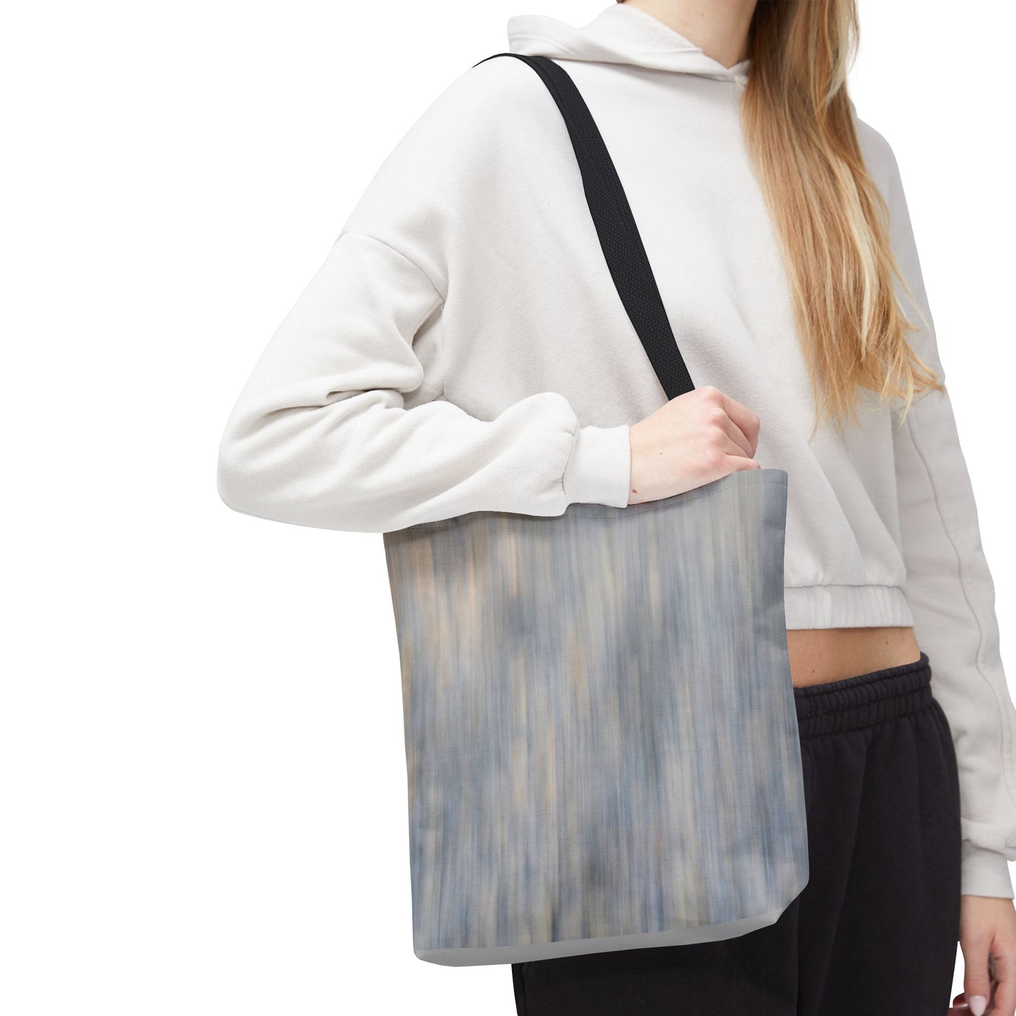Abstract Textured Tote Bag - Stylish and Versatile for Everyday Use