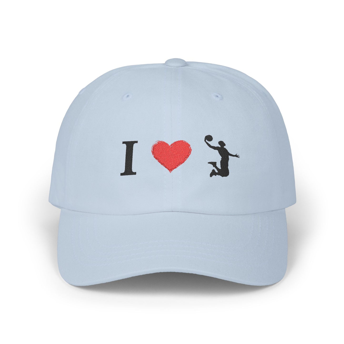 I Love Basketball Dad Cap, Casual Hat for Dads, Gift for Father's Day, Sports Lover Cap, Family Outing Accessory, Everyday Wear