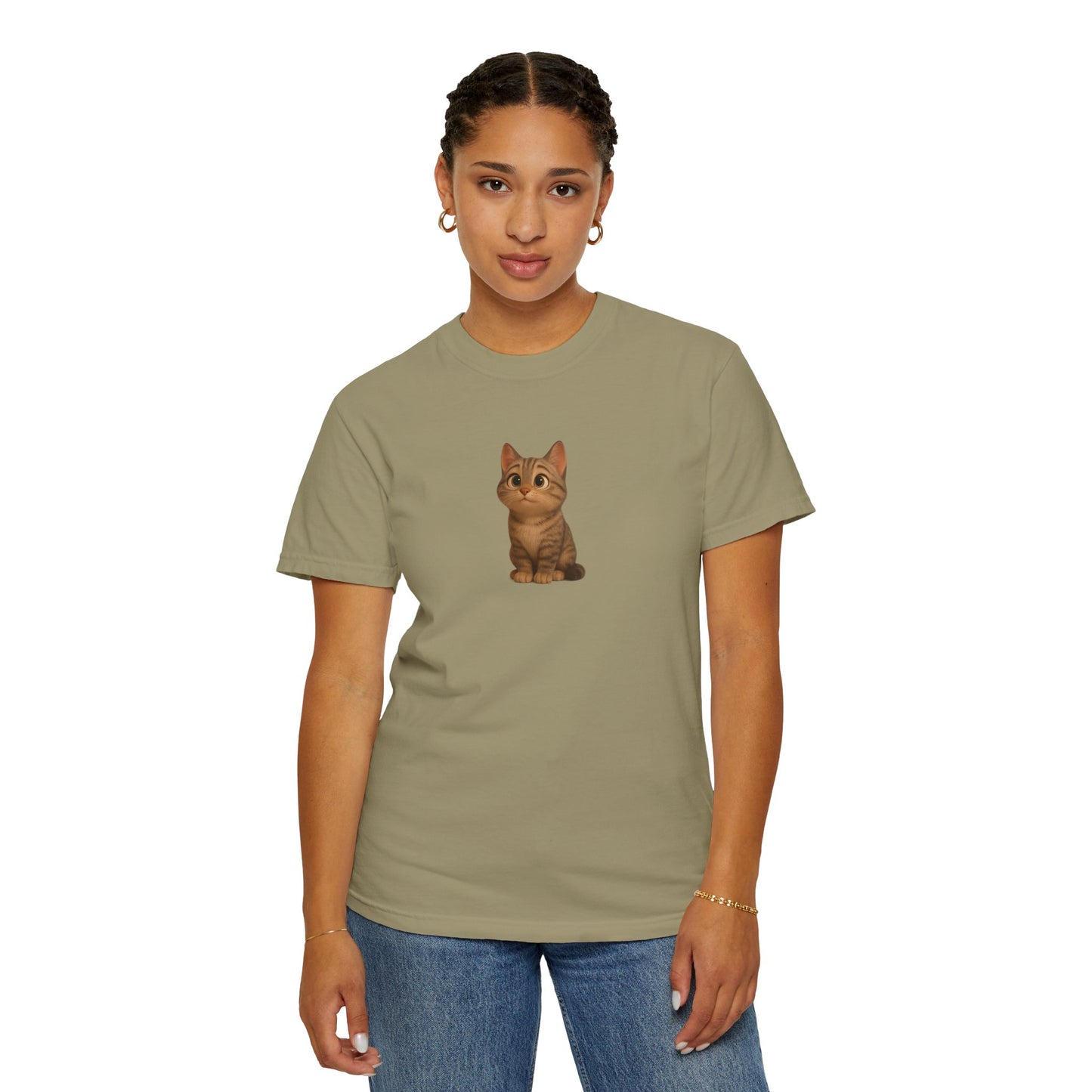 Cute Cat Graphic T-Shirt, Casual Wear, Cat Lover Gift, Everyday Tee, Animal Lover Apparel, Perfect for Birthdays & Holidays