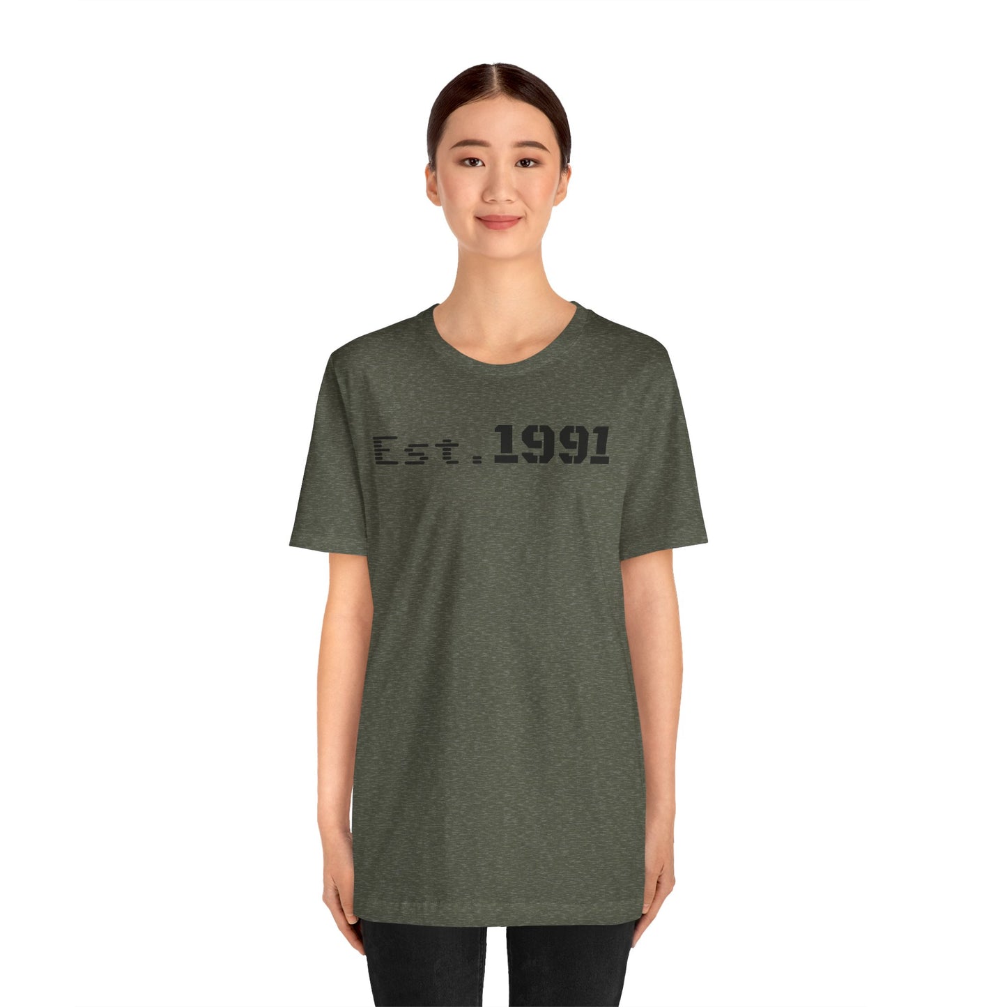 Established 1991 Unisex Jersey Tee | Vintage Anniversary Gift | Casual Wear, Birthday Shirt, Retro Style, Statement Tee, Gift for Him/Her
