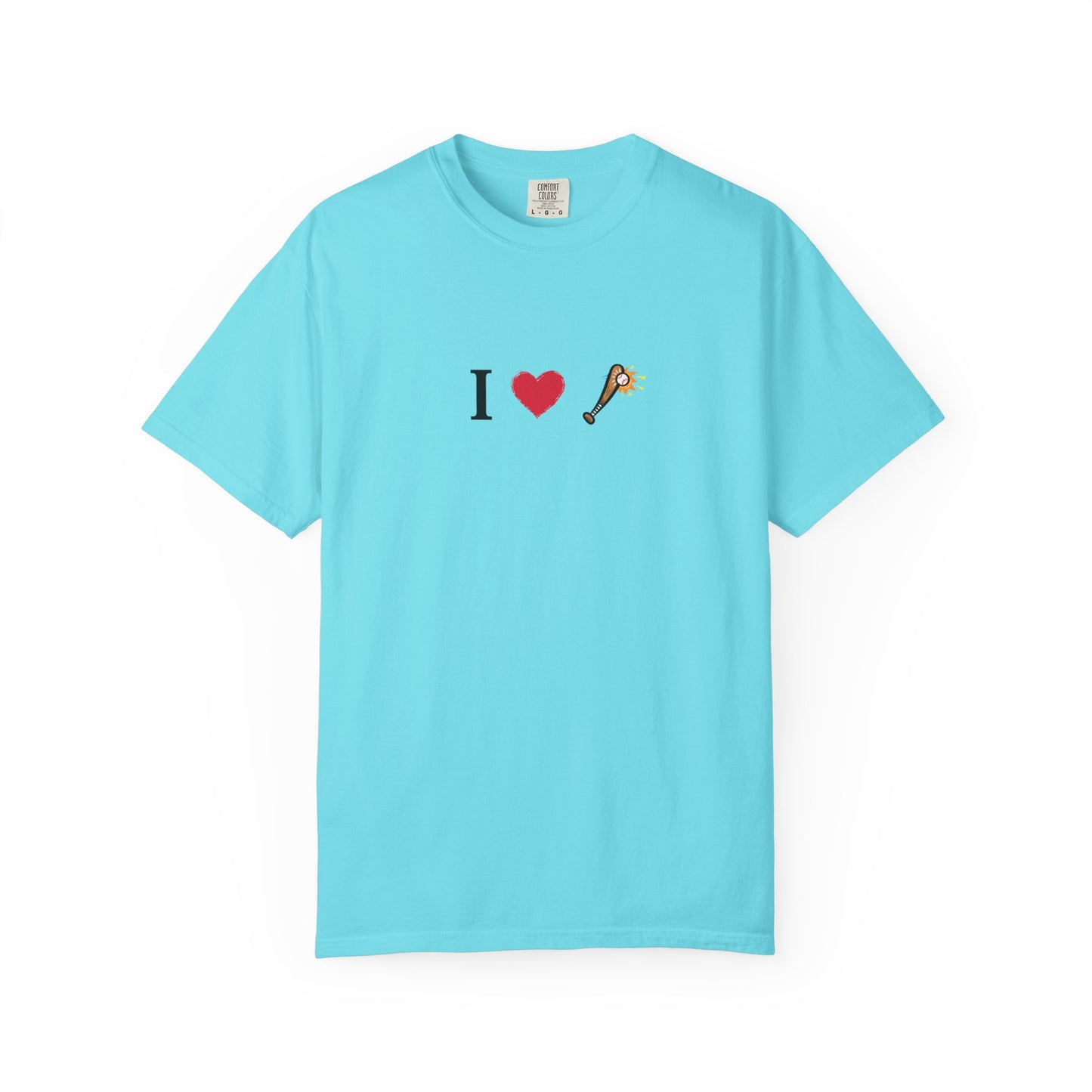 I Love Baseball Unisex Tee, Gift for Couples, Cute Matching T-Shirts, Casual Everyday Wear, Anniversary Present, Love Shirt