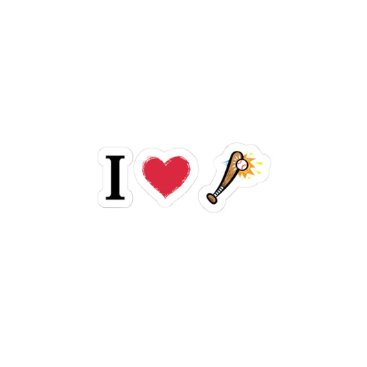 I Love Pencil Kiss-Cut Stickers, Cute Laptop Decals, School Supplies, Teacher Gifts, Office Decor, Fun Craft Projects
