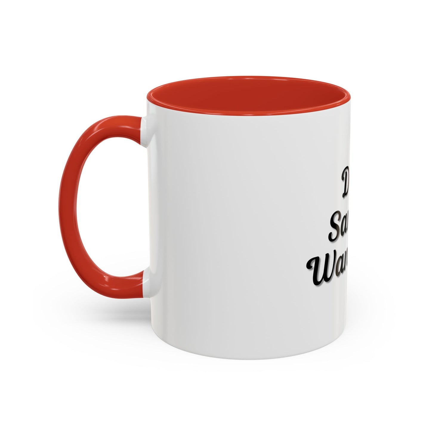Dear Santa Accent Coffee Mug - Fun Holiday Mug for Christmas Enthusiasts