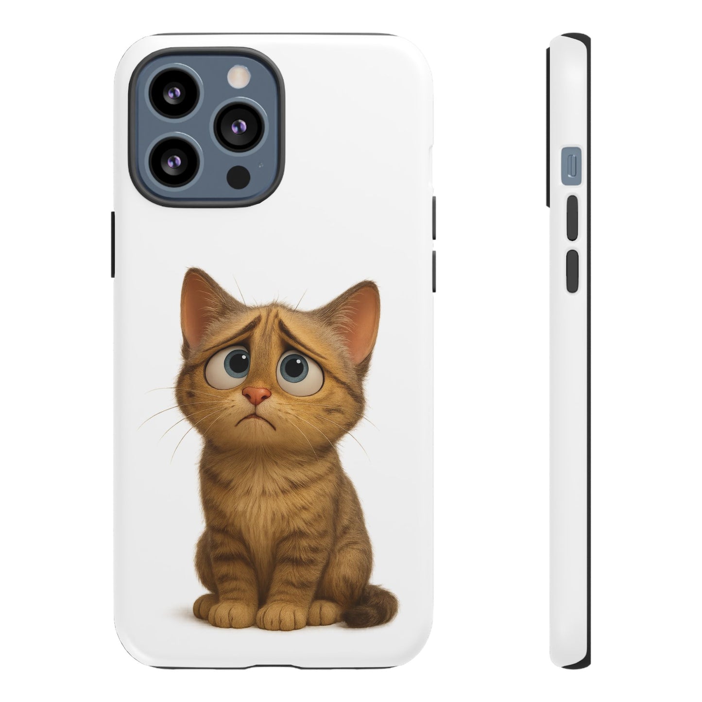 Cute Cat Phone Case, Funny Kitty Case, Animal Lover Gift, Cat Lover Accessory, Unique Cat Design Case, Pet Mom Gift
