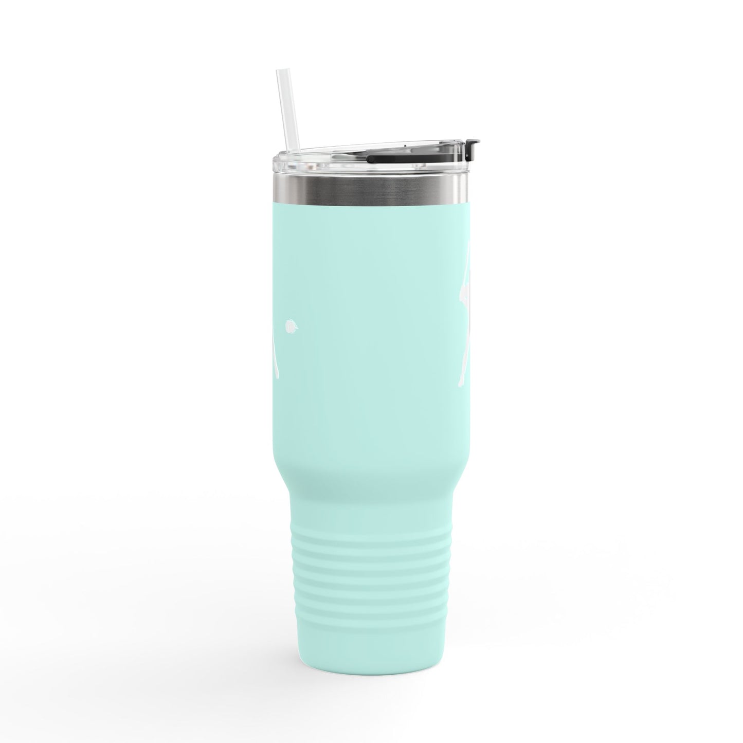 Baseball-Themed Insulated Travel Mug, Perfect for Fans & Athletes, Gift for Sports Lovers, 40oz Drinkware for Home & Road