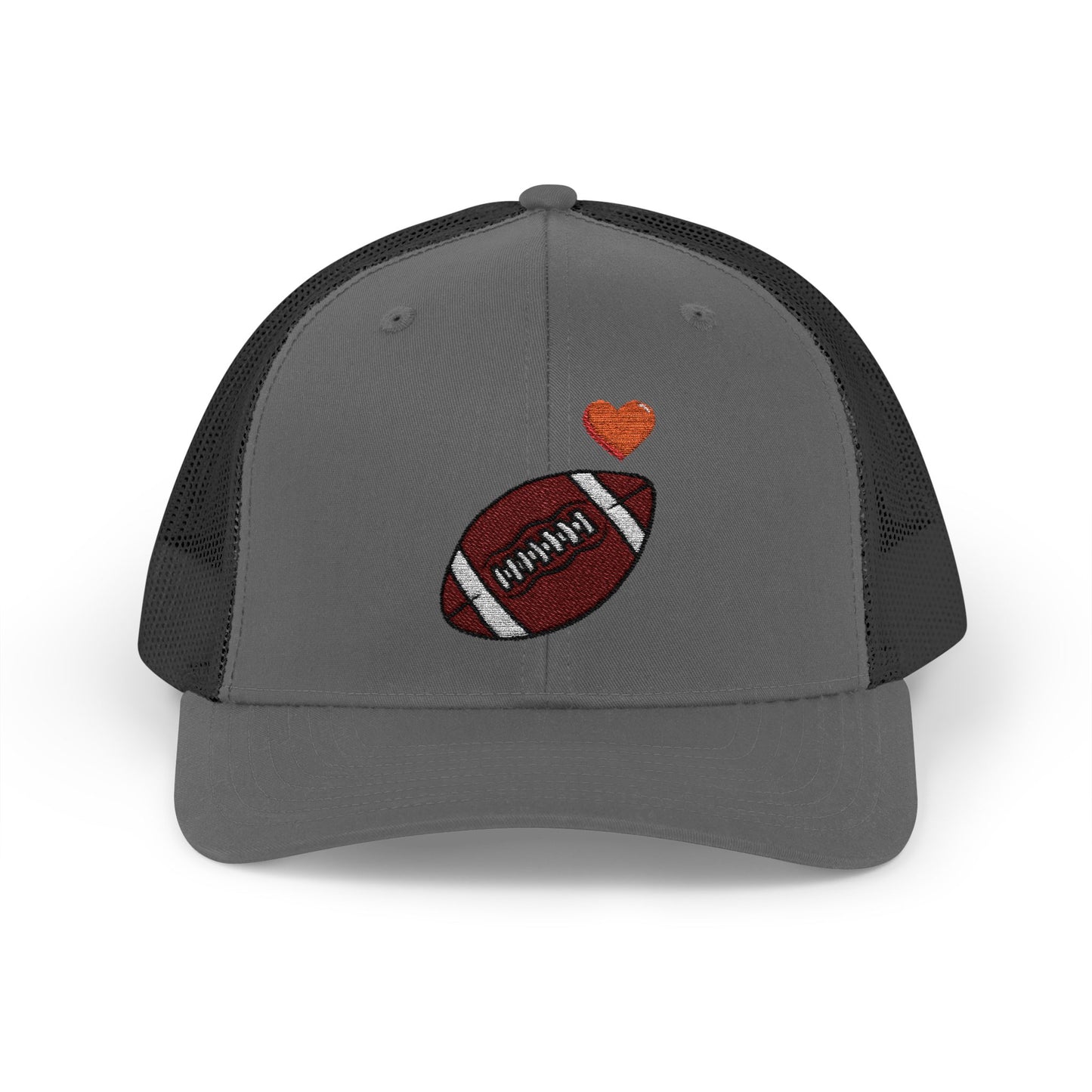 Football Love Snapback Trucker Cap, Sports Hat, Gift for Sports Fans, Casual Wear, Outdoor Activities