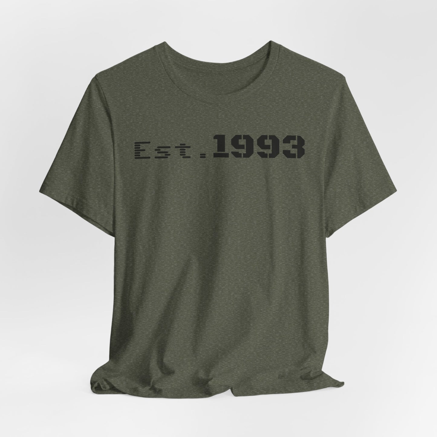 Est. 1993 Unisex Short Sleeve Tee - Perfect for Birthdays, Nostalgia, Casual Wear, Gifts, and Celebrations