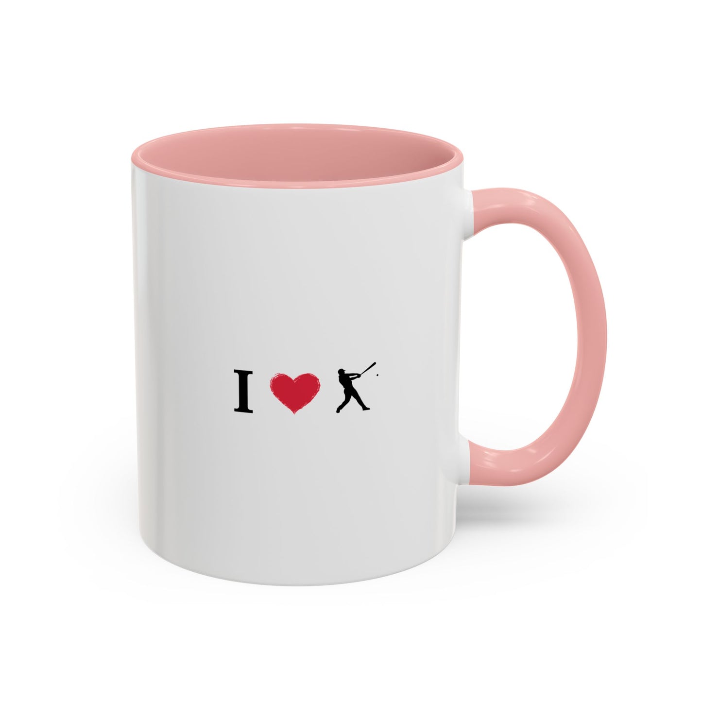 Baseball Love Accent Coffee Mug – Perfect Gift for Sports Fans, Home or Office Use, Great for Birthdays, Anniversaries, and Holidays