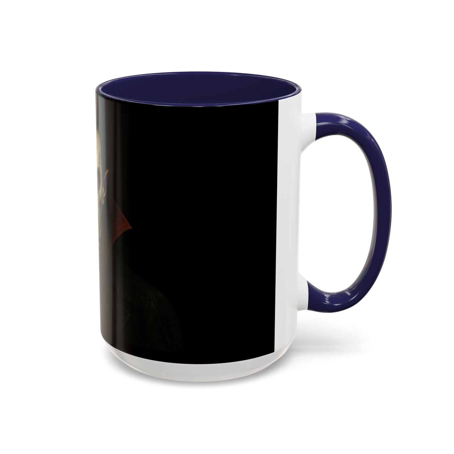 Gothic Dracula Vampire Accent Coffee Mug | Spooky Halloween Gift, Unique Home Decor, Collector's Mug, Coffee Lover's Gift