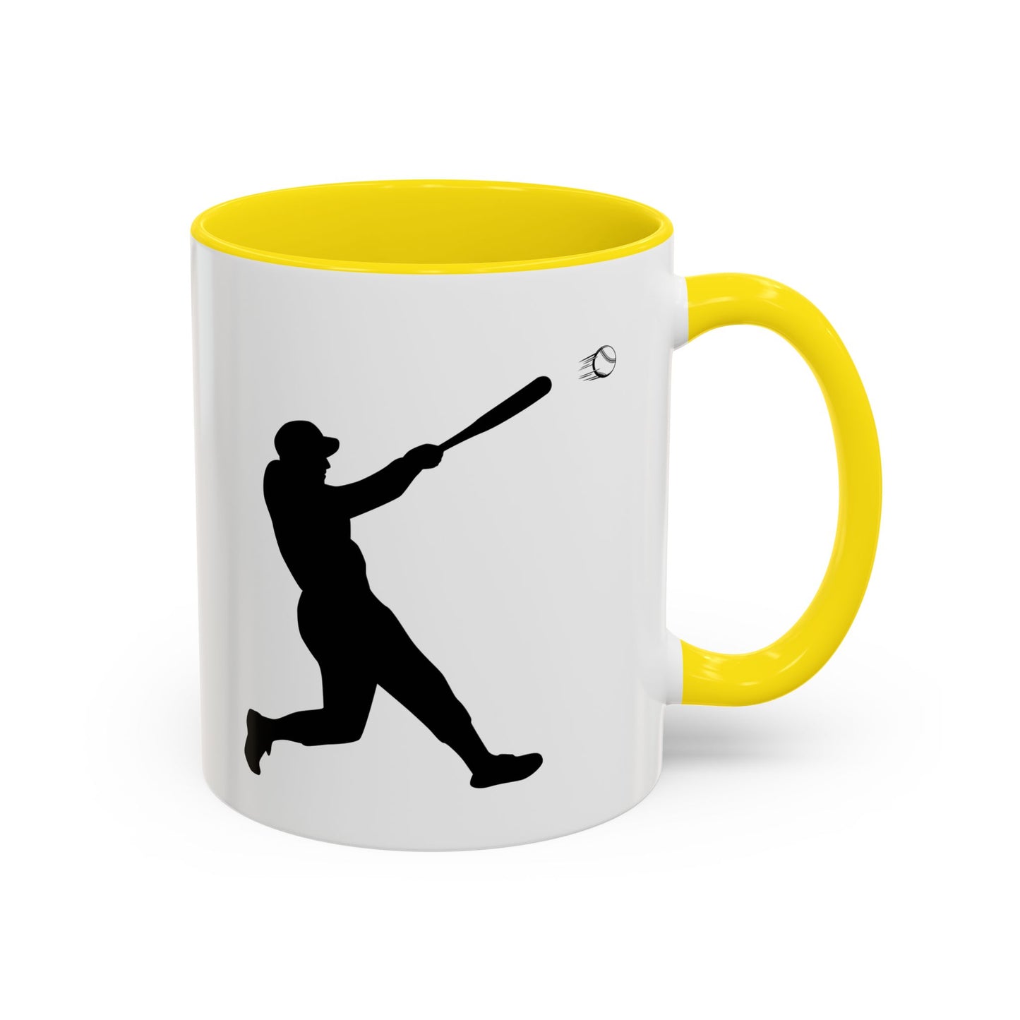 Baseball Player Accent Coffee Mug, Sports Gift, Baseball Lover Mug, Unique Coffee Cup, Personalized Sports Mug