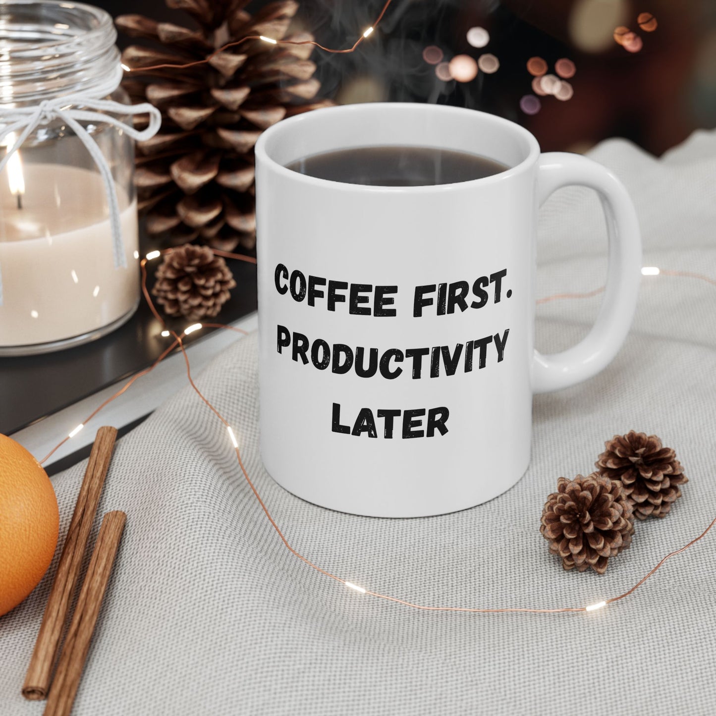 Inspiring Ceramic Coffee Mug - 11oz & 15oz - Perfect for Creativity & Motivation Lovers