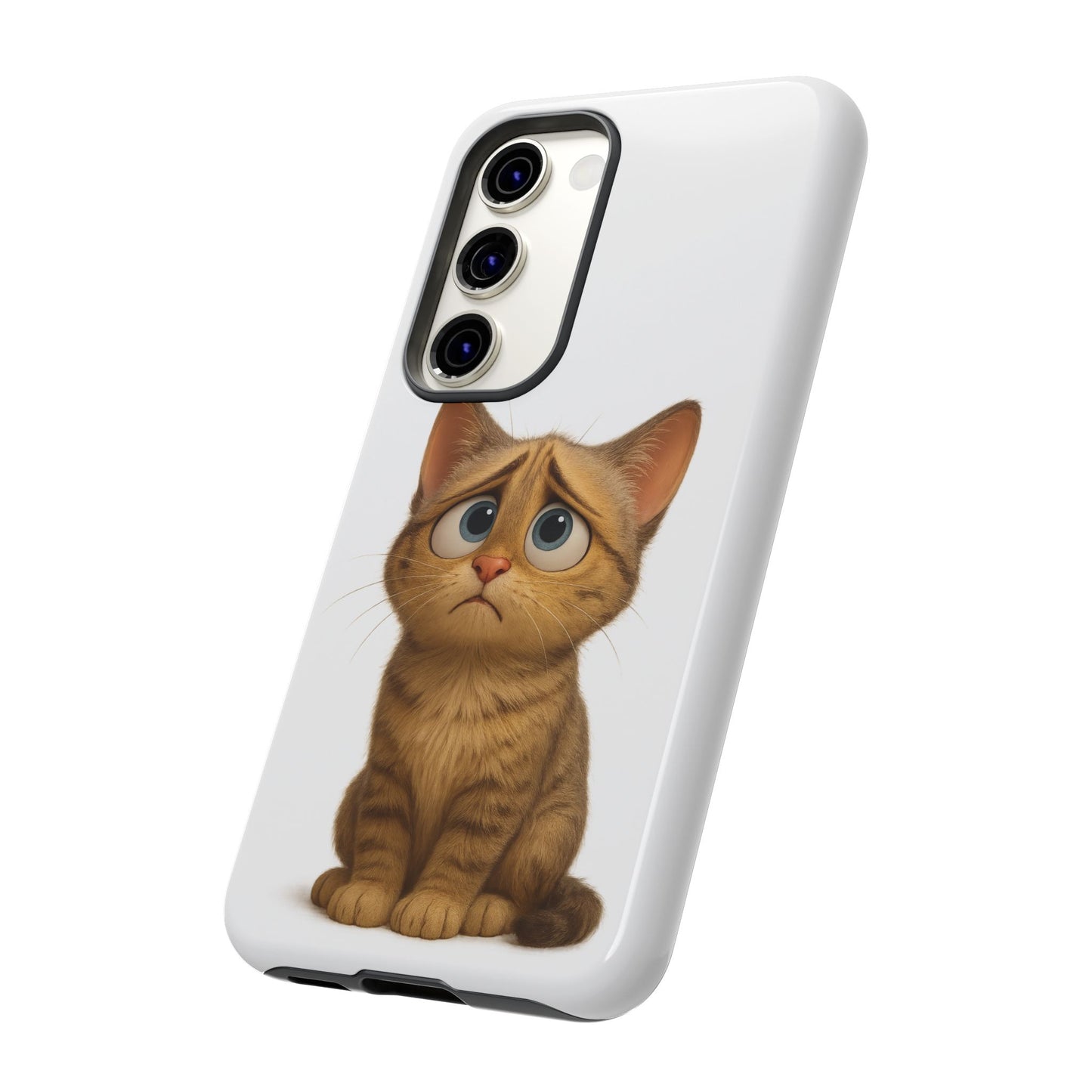 Cute Cat Phone Case, Funny Kitty Case, Animal Lover Gift, Cat Lover Accessory, Unique Cat Design Case, Pet Mom Gift