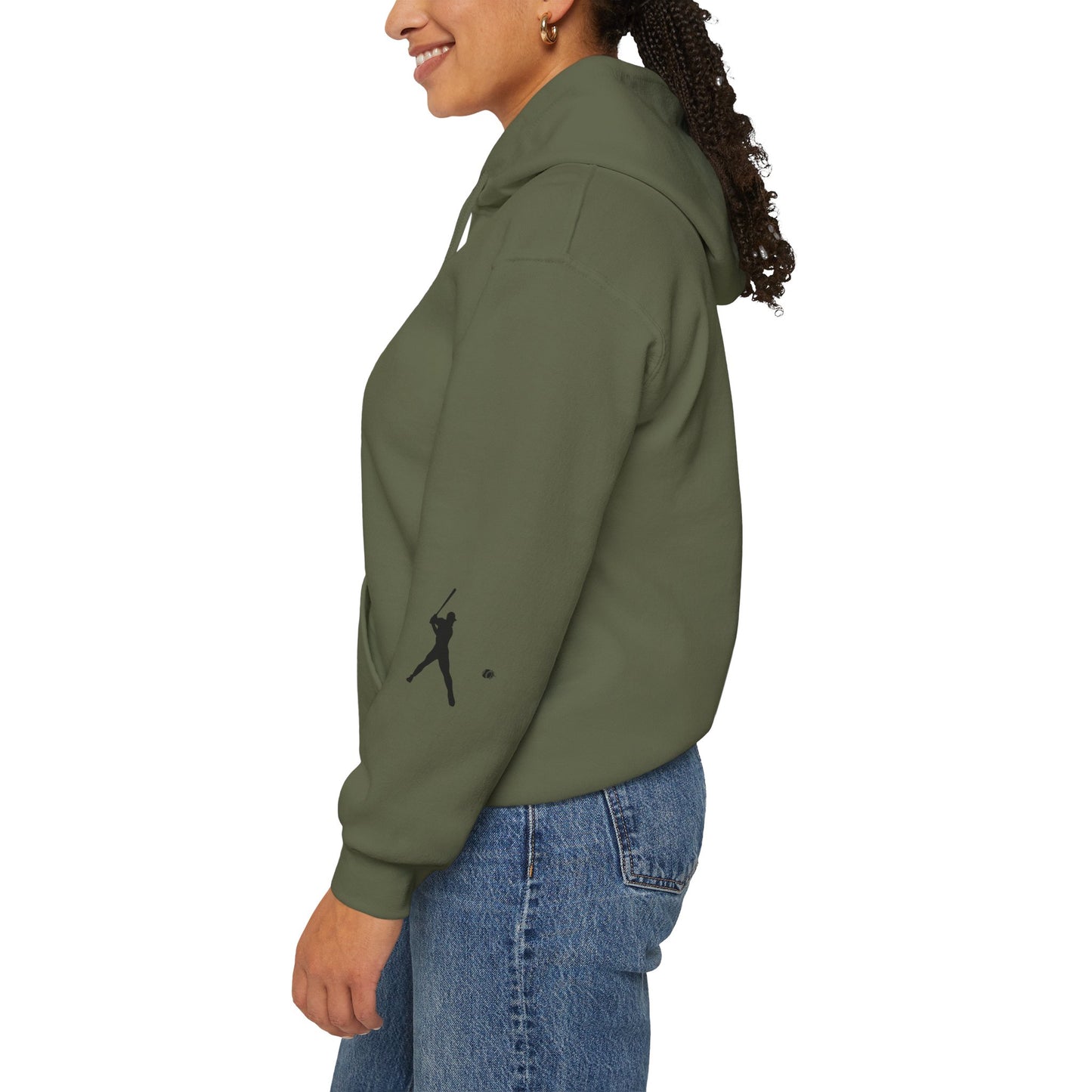 Baseball Themed Unisex Hoodie, Streetwear, Sports Fan Sweatshirt, Gift for Athletes, Casual Wear, Fall Fashion