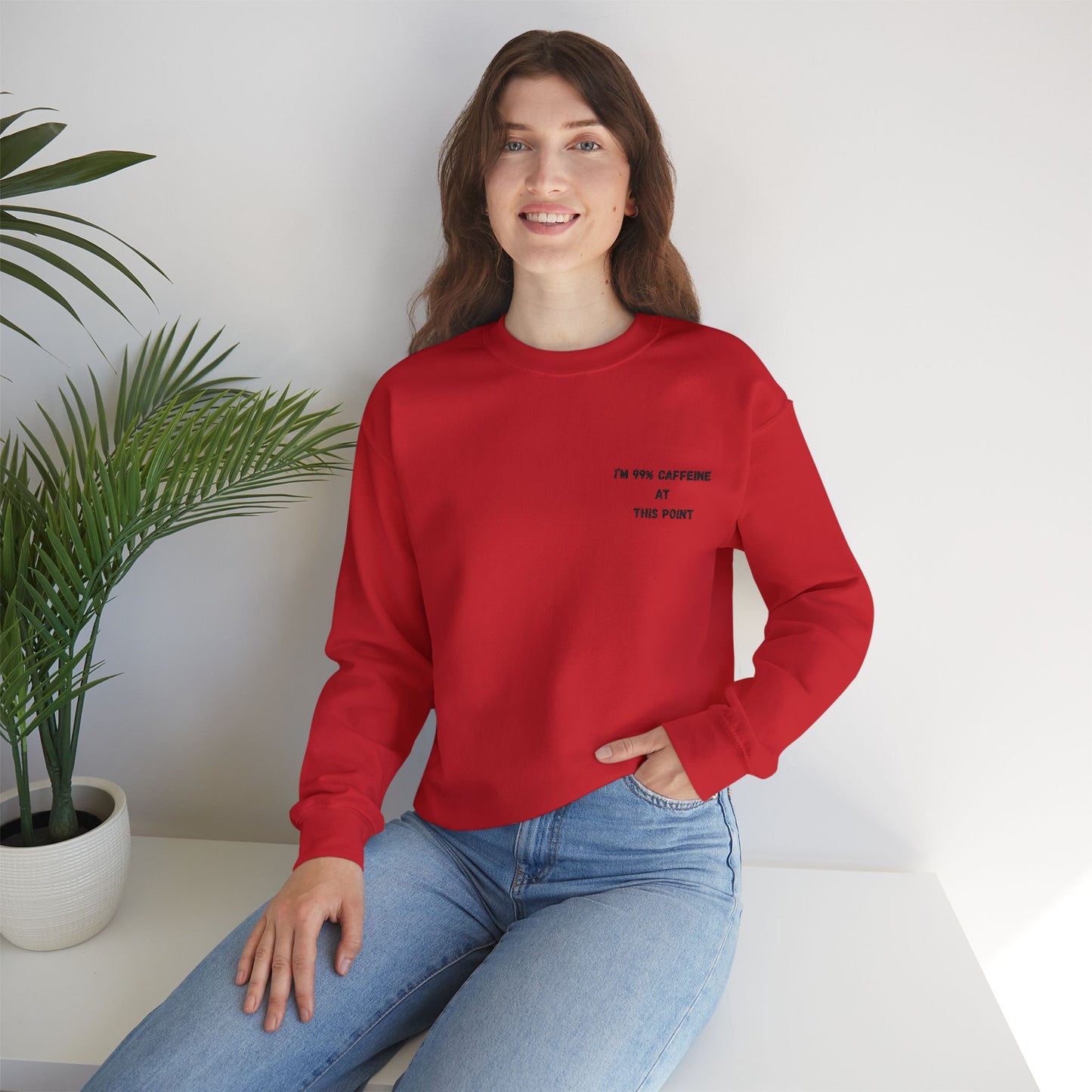 Caffeine Lover's Crewneck Sweatshirt | Unisex Heavy Blend