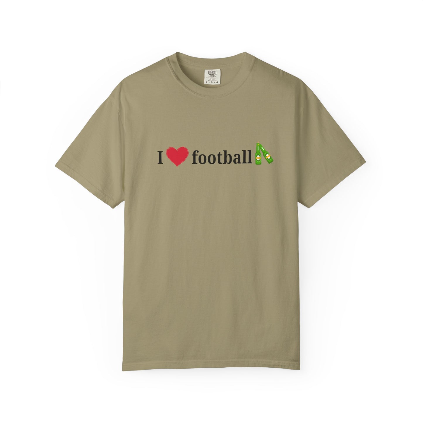 Unisex Football Love Tee - Casual Cotton T-Shirt, Gift for Sports Fans, Comfortable Daily Wear, Perfect for Game Days, Fun Summer Outfits