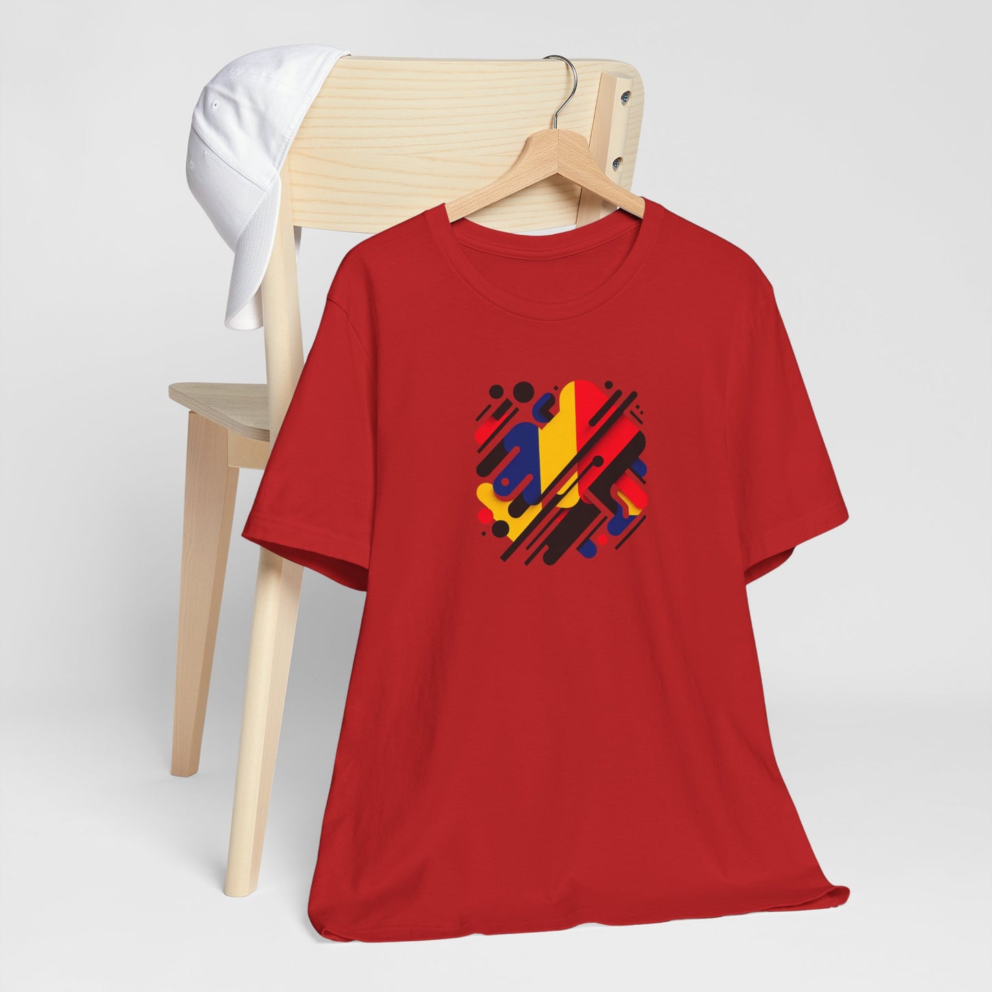 Artistic Heart Unisex Jersey Tee - Vibrant Graphic Tee, Casual Wear, Gift for Art Lovers, Birthday Surprise, Everyday Comfort