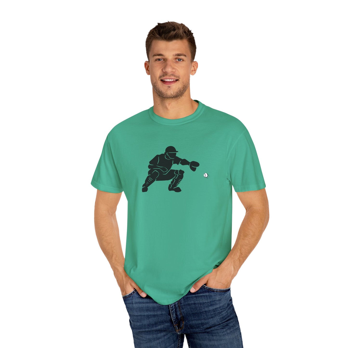 Stylish Unisex Baseball Catcher T-Shirt with Catcher Design, Sports Tee, Baseball Fan Gift, Athletic Apparel, Gift for Him/Her