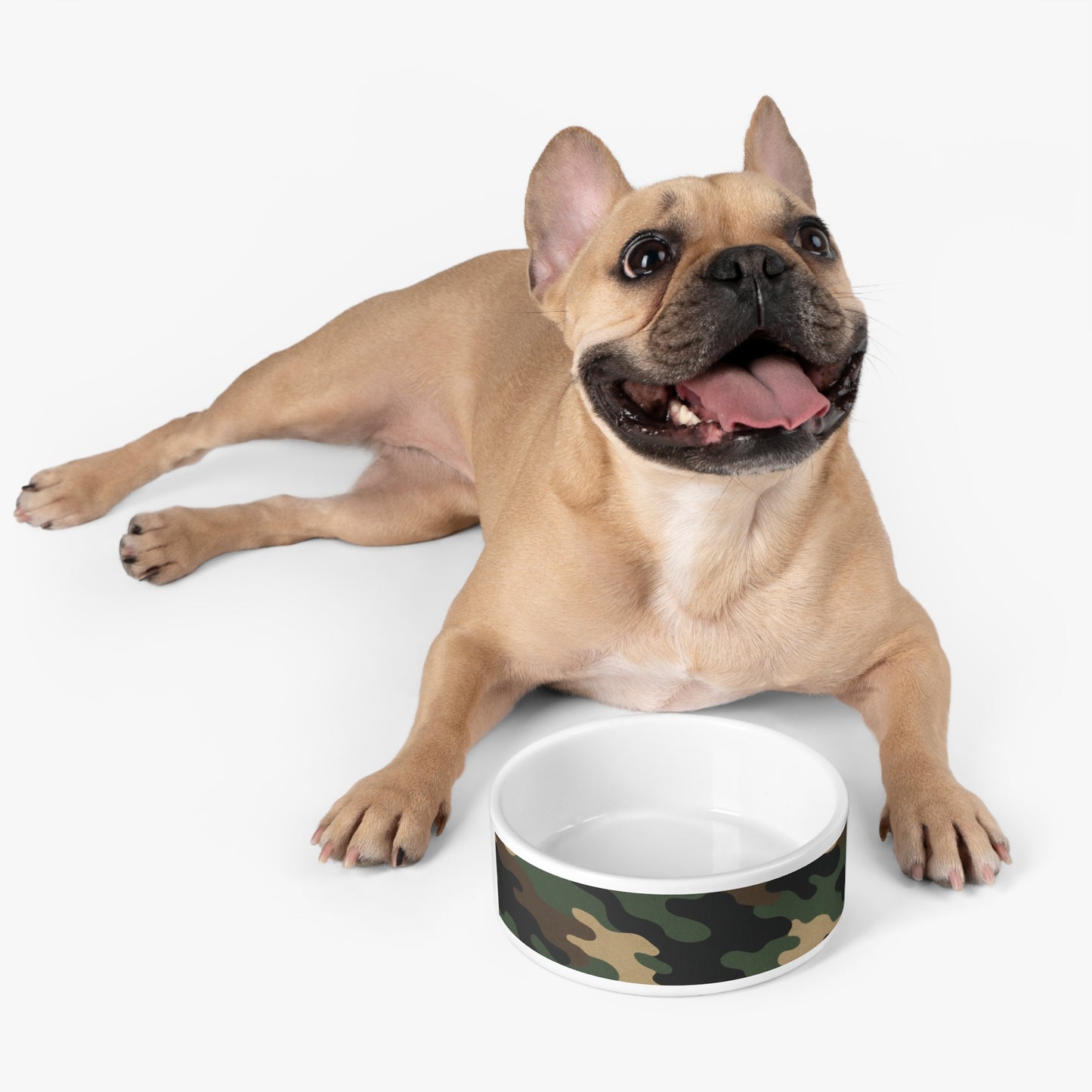 Camouflage Pet Bowl, Custom Pet Dish, Dog Bowl, Cat Bowl, Military Style Pet Dish, Unique Pet Accessories