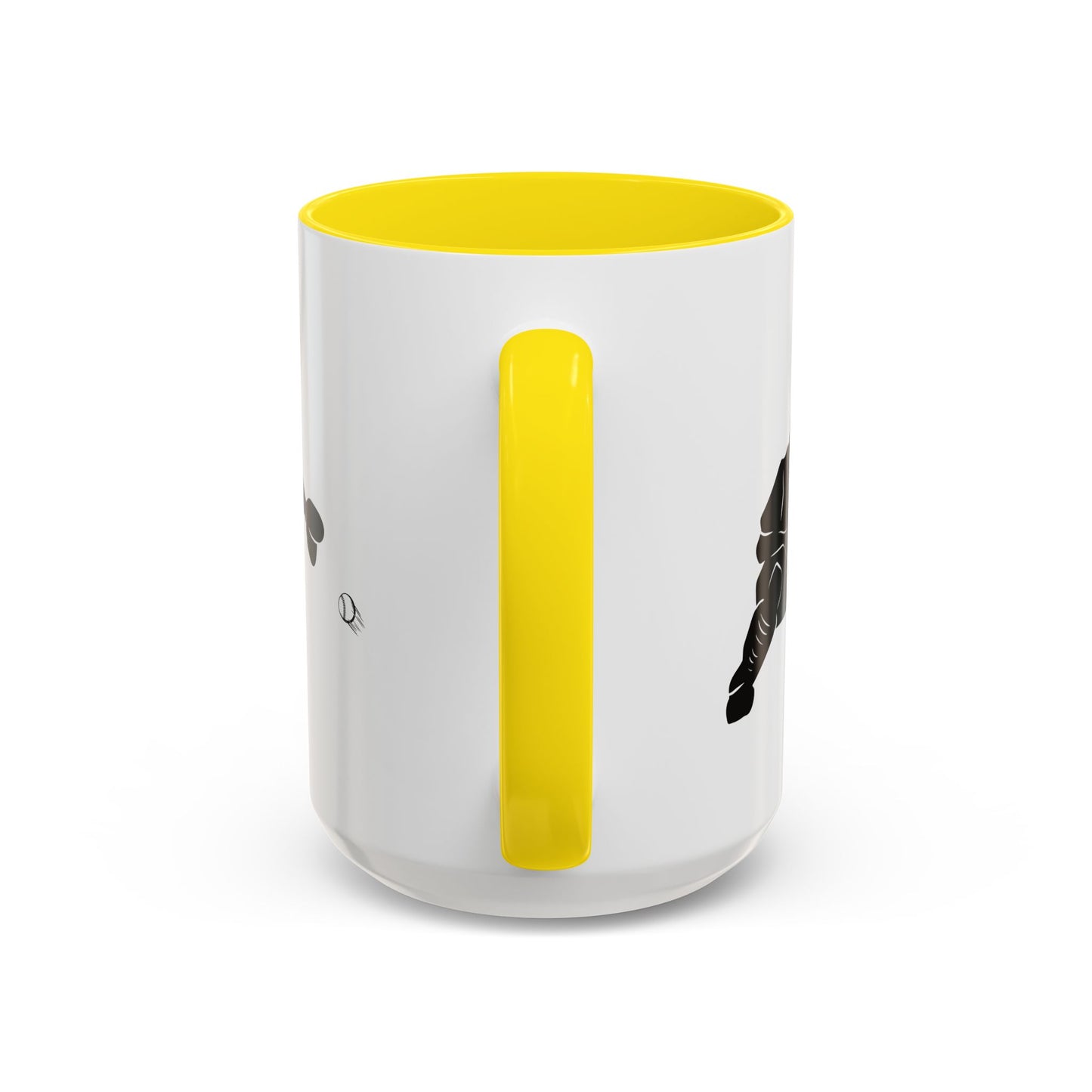 Baseball Catcher Coffee Mug, Sports Gift for Coaches, Black Accent Mug for Fans, Perfect for Birthdays & Celebrations, Unique Cup