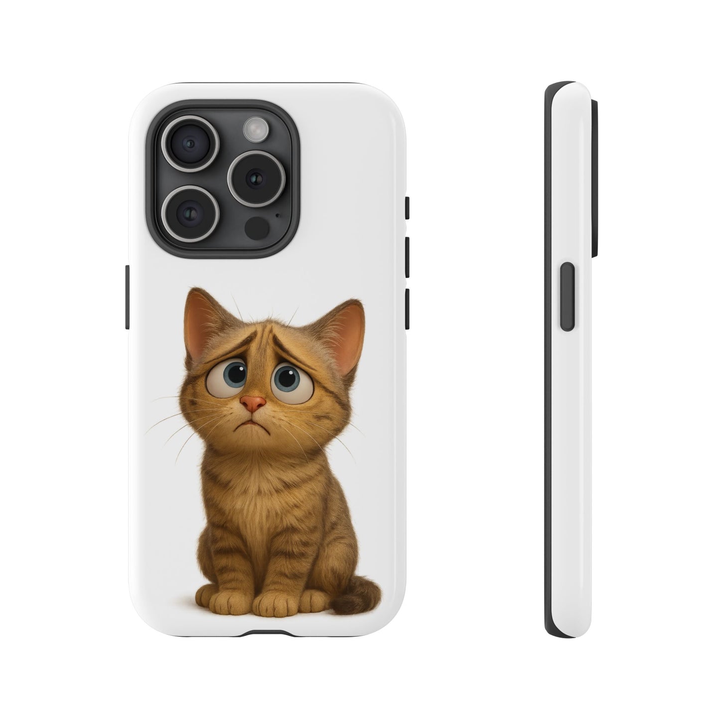 Cute Cat Phone Case, Funny Kitty Case, Animal Lover Gift, Cat Lover Accessory, Unique Cat Design Case, Pet Mom Gift