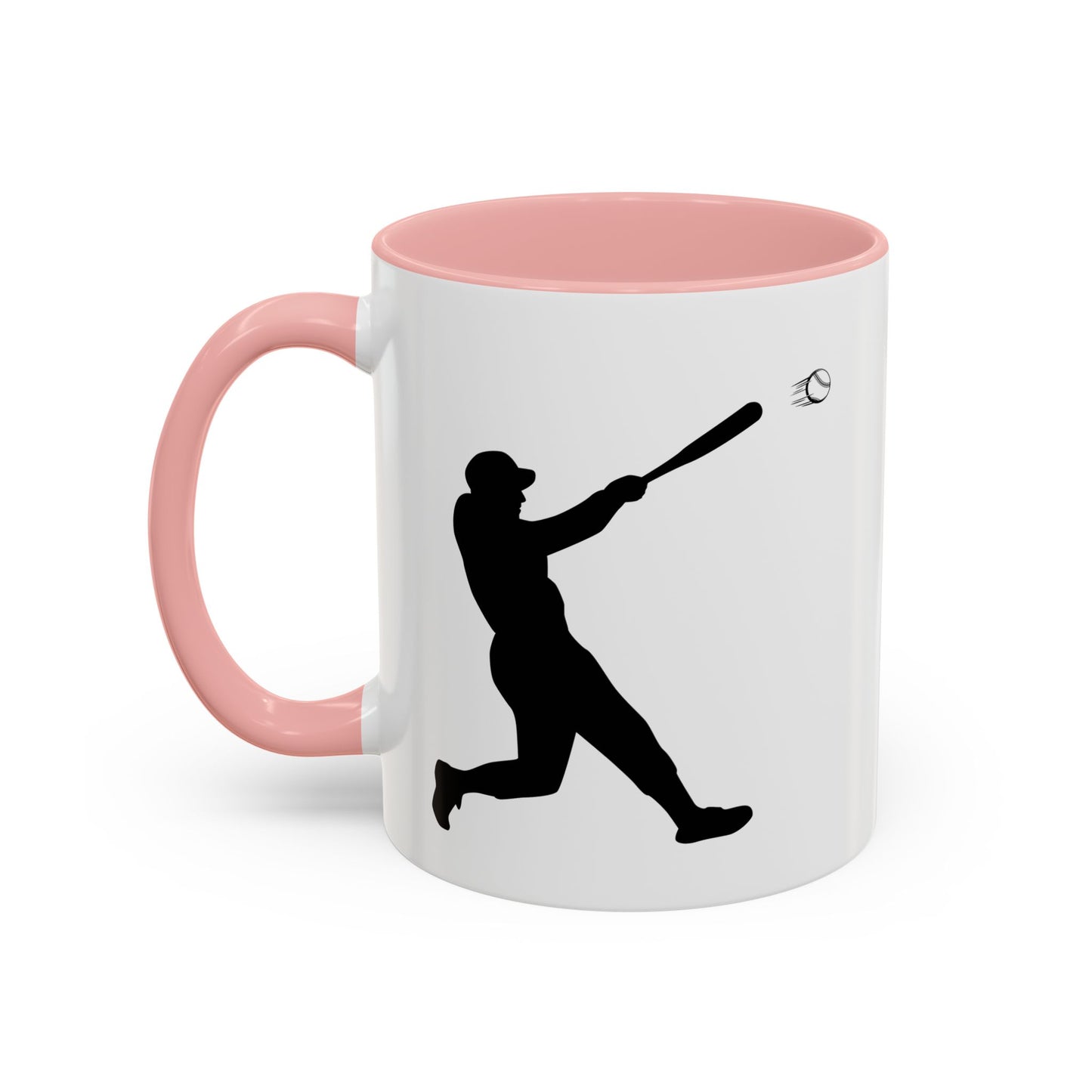 Baseball Player Accent Coffee Mug, Sports Gift, Baseball Lover Mug, Unique Coffee Cup, Personalized Sports Mug