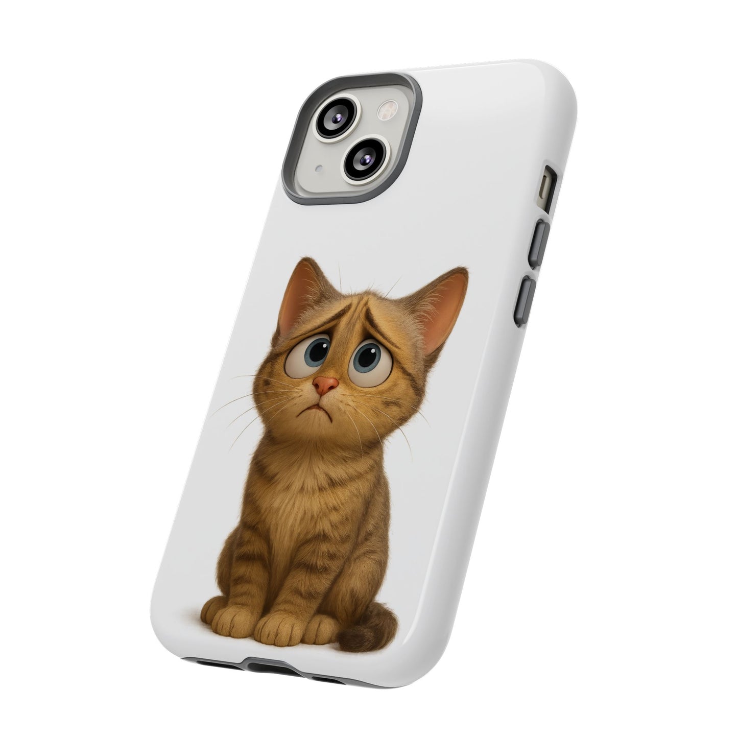Cute Cat Phone Case, Funny Kitty Case, Animal Lover Gift, Cat Lover Accessory, Unique Cat Design Case, Pet Mom Gift