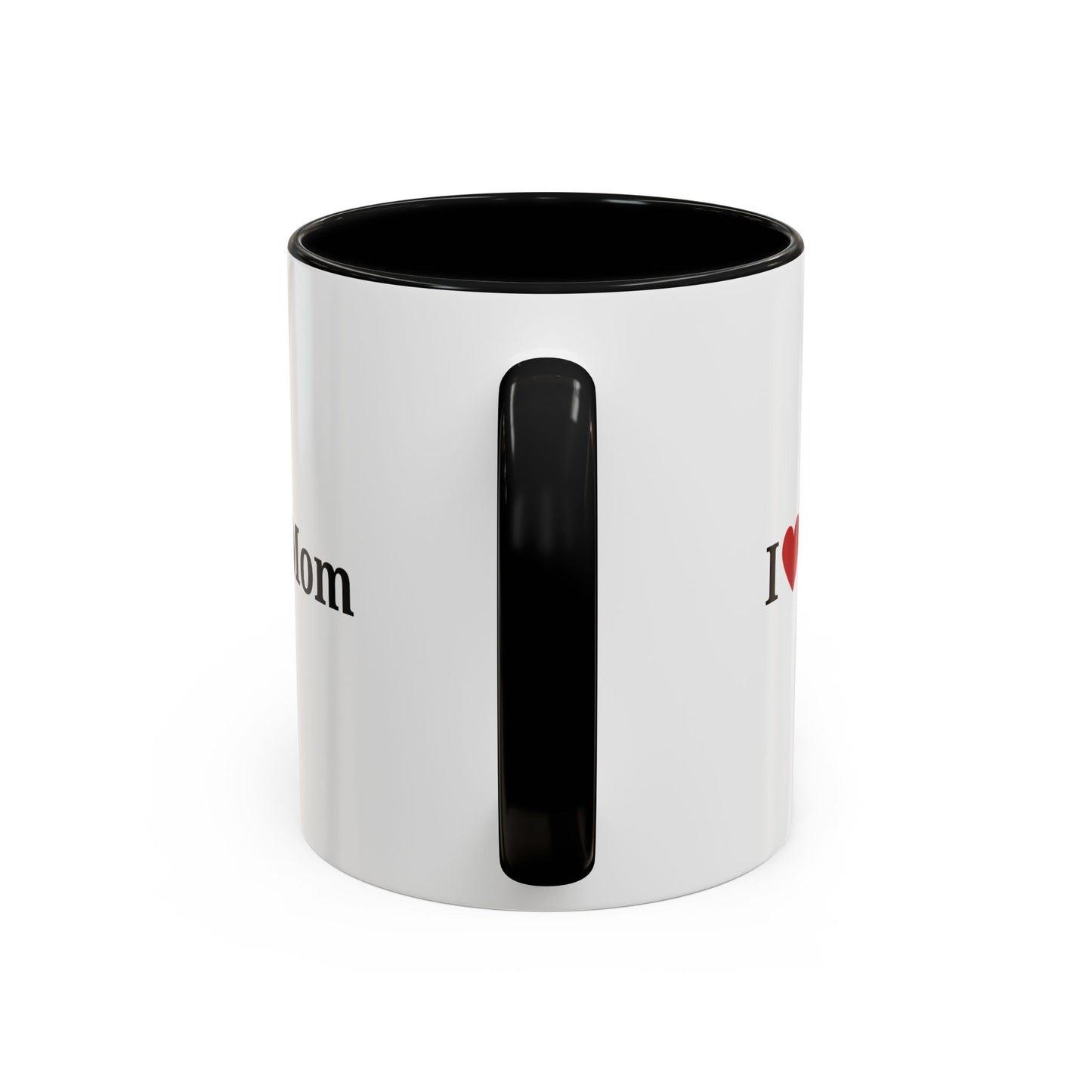 I Love Mom Accent Coffee Mug - Perfect Gift for Mother's Day & Special Occasions