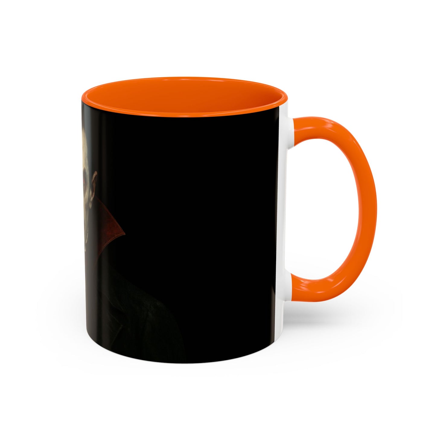 Gothic Dracula Vampire Accent Coffee Mug | Spooky Halloween Gift, Unique Home Decor, Collector's Mug, Coffee Lover's Gift